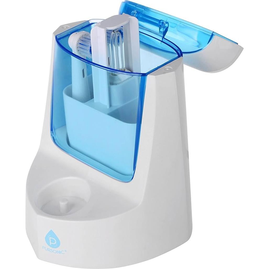 Cepillo de dientes eléctrico Pursonic RET200 con desinfección UV y 12 cabezales