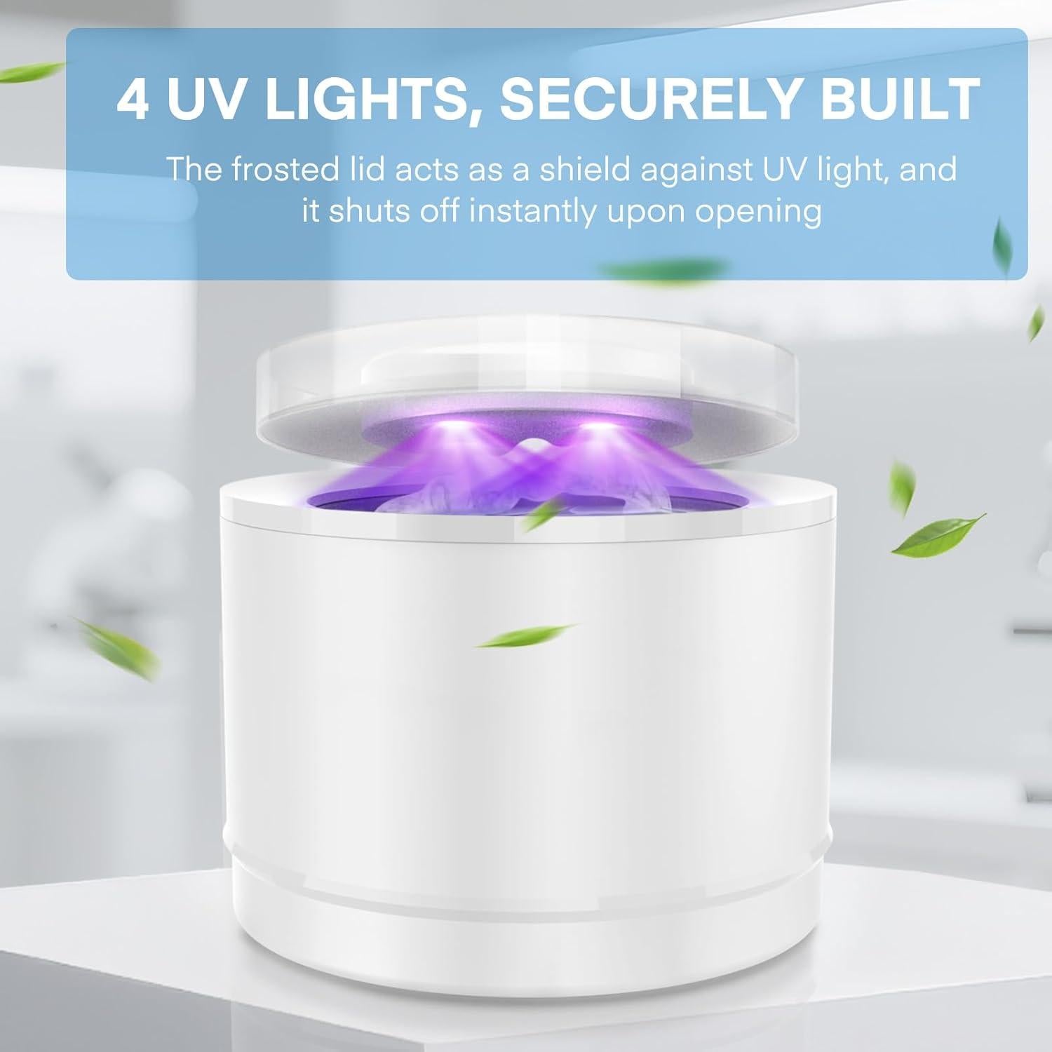 Limpiador Ultrasonido Simfree 200ML - 45kHz 4 Modos Blanco