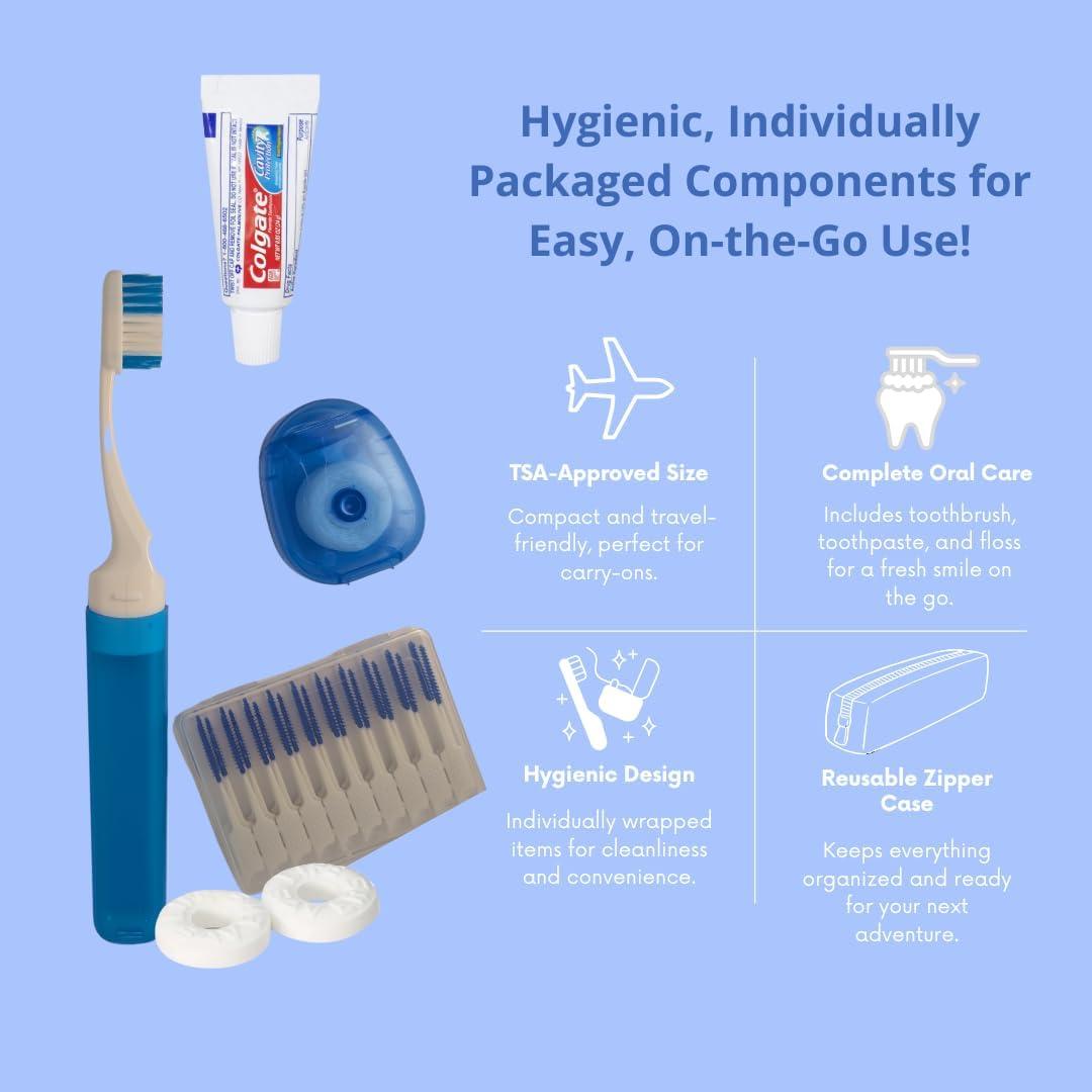 Kit de Higiene Dental FLYGIENE Sonrisa Activa - Viaje Completo
