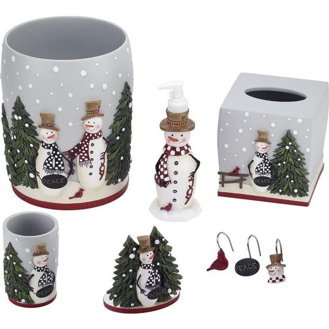 Conjunto de Accesorios de Baño Avanti Linens - Dispensador y Soporte