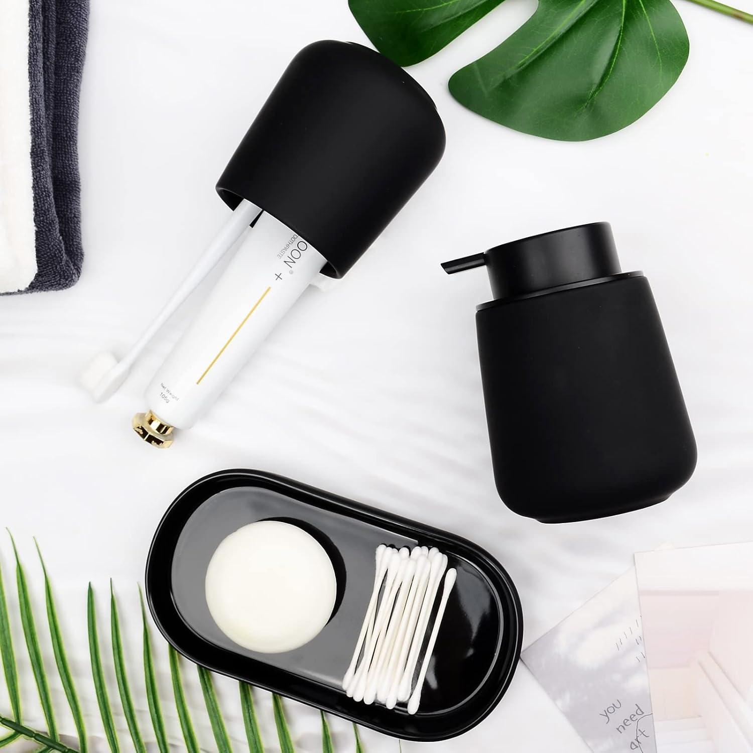 Juego de Accesorios de Baño Cerámica BosilunLife 3 Piezas