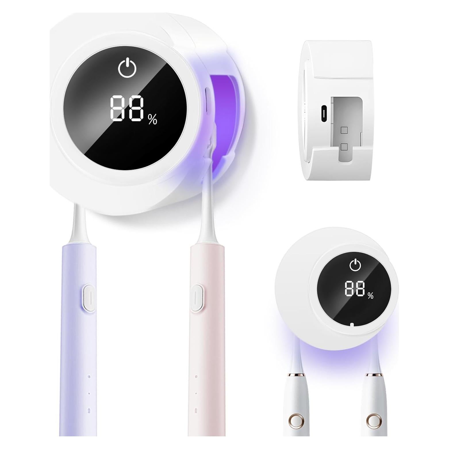 Desinfectante de Cepillos de Dientes Lvseeman Blanco con LED