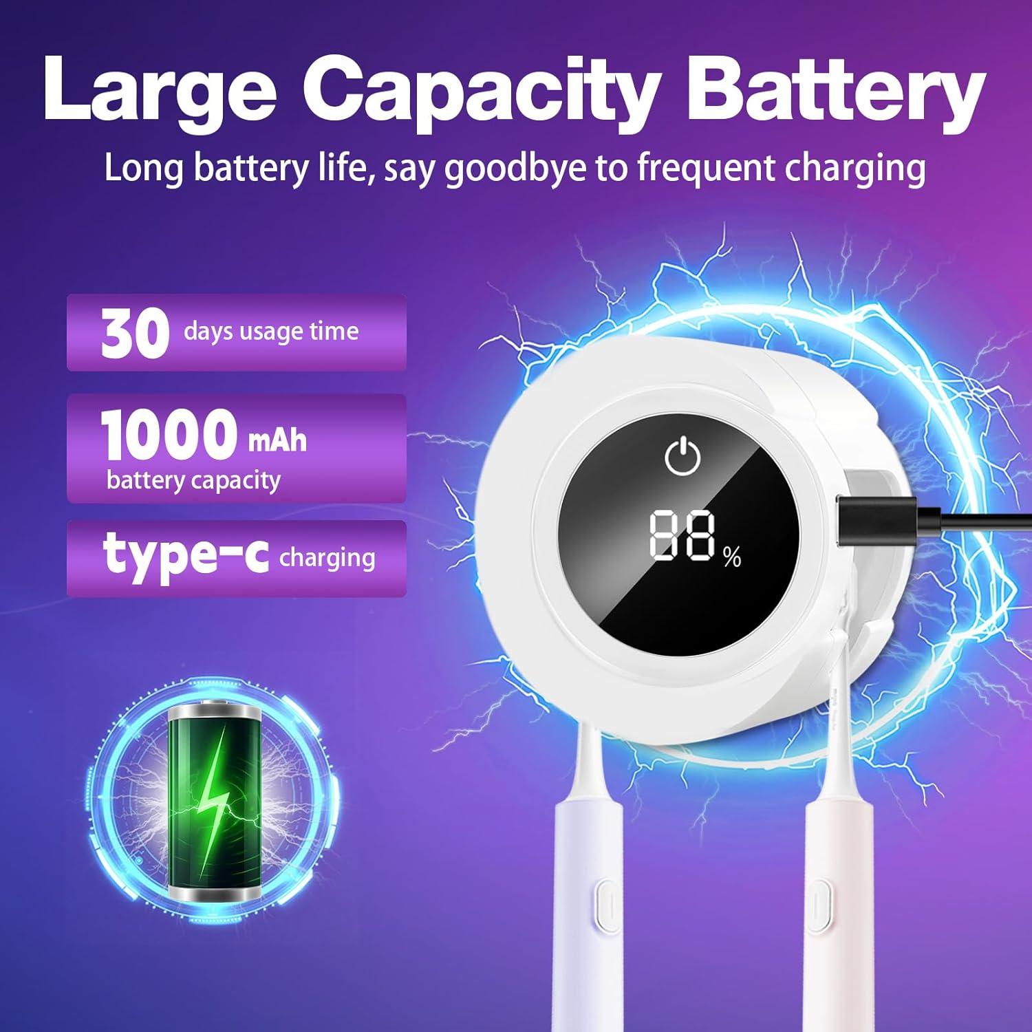 Desinfectante de Cepillos de Dientes Lvseeman Blanco con LED