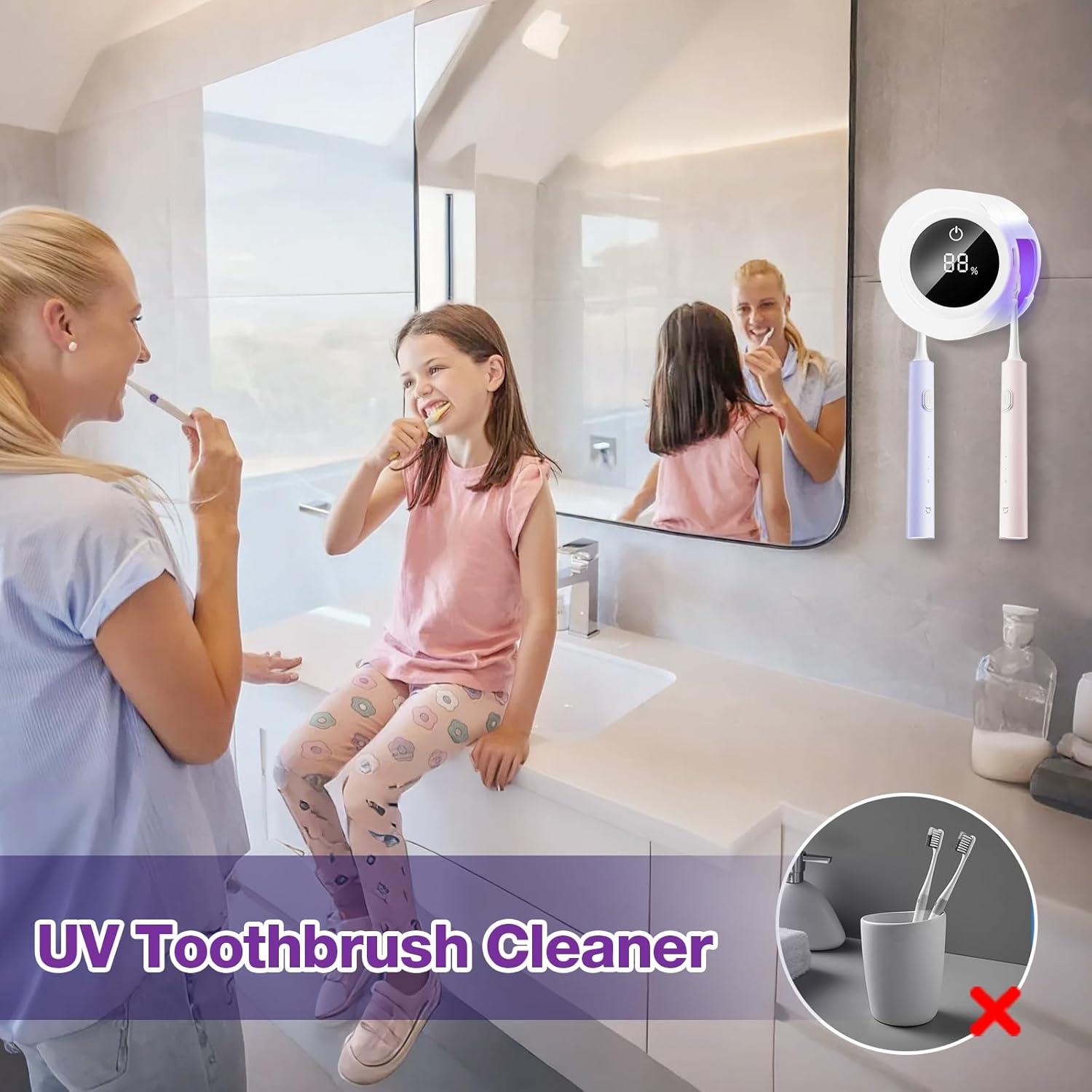 Desinfectante de Cepillos de Dientes Lvseeman Blanco con LED