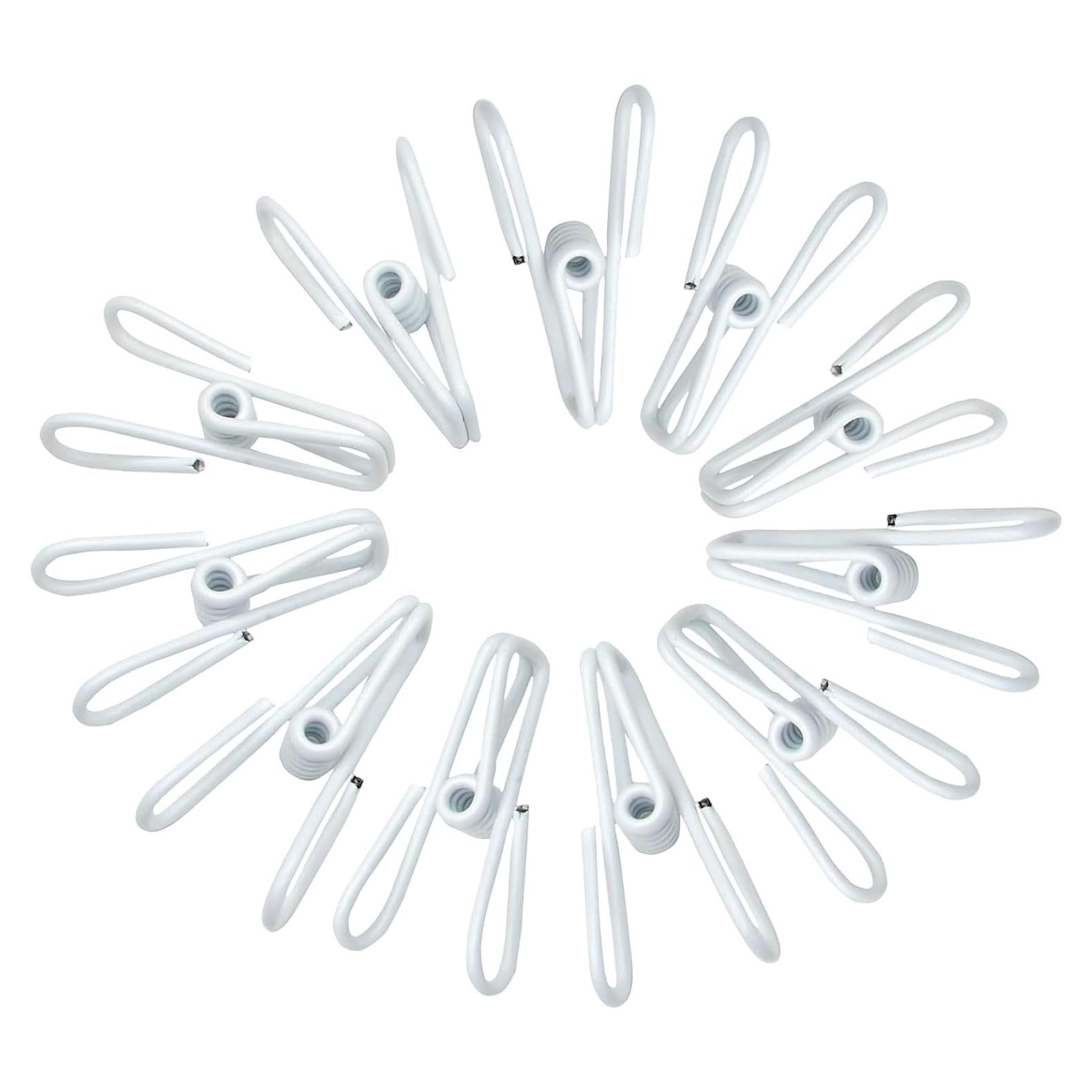 Pinzas para Chips YIHUANYIFA 5 cm Blancas - Paquete de 20