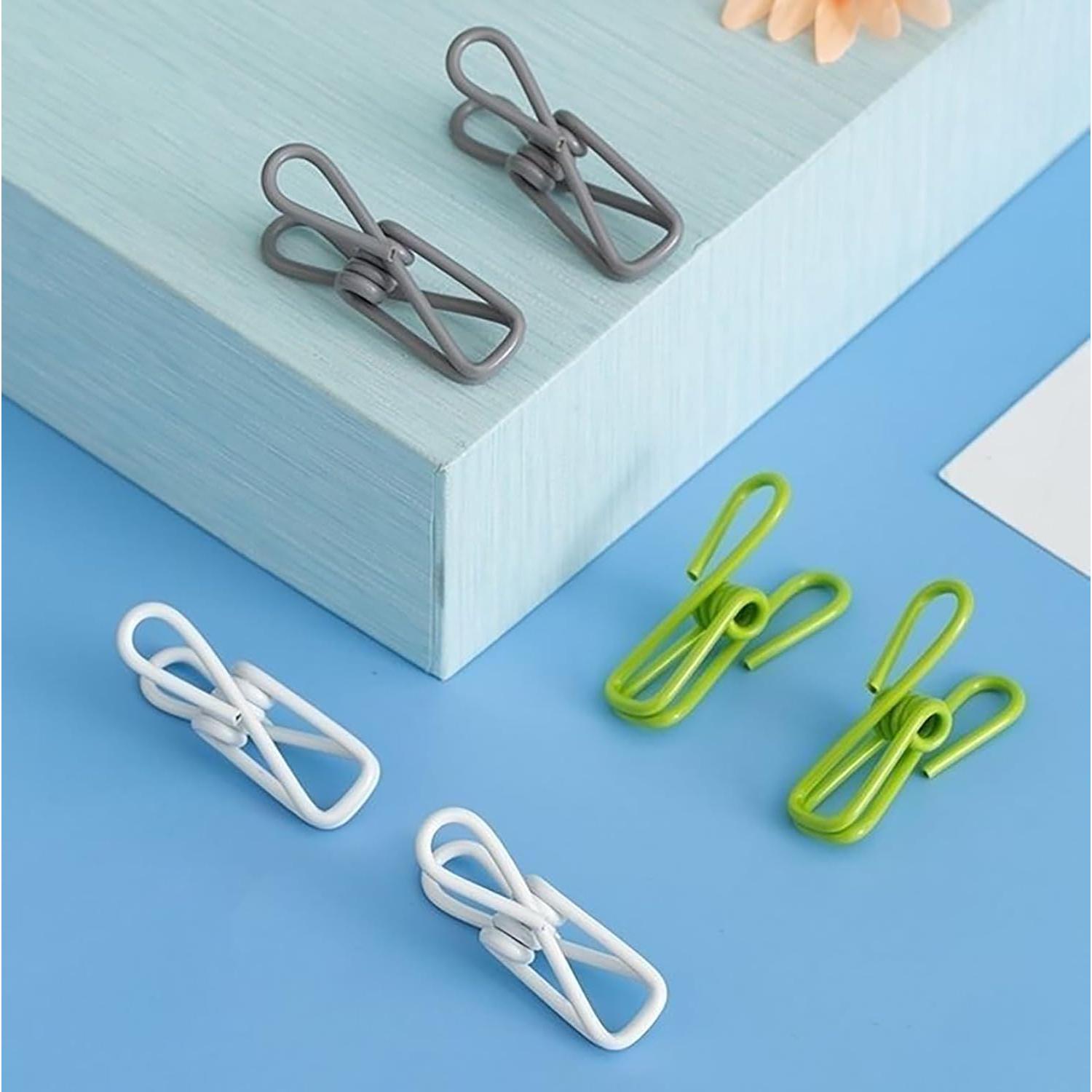 Pinzas para Chips YIHUANYIFA 5 cm Blancas - Paquete de 20