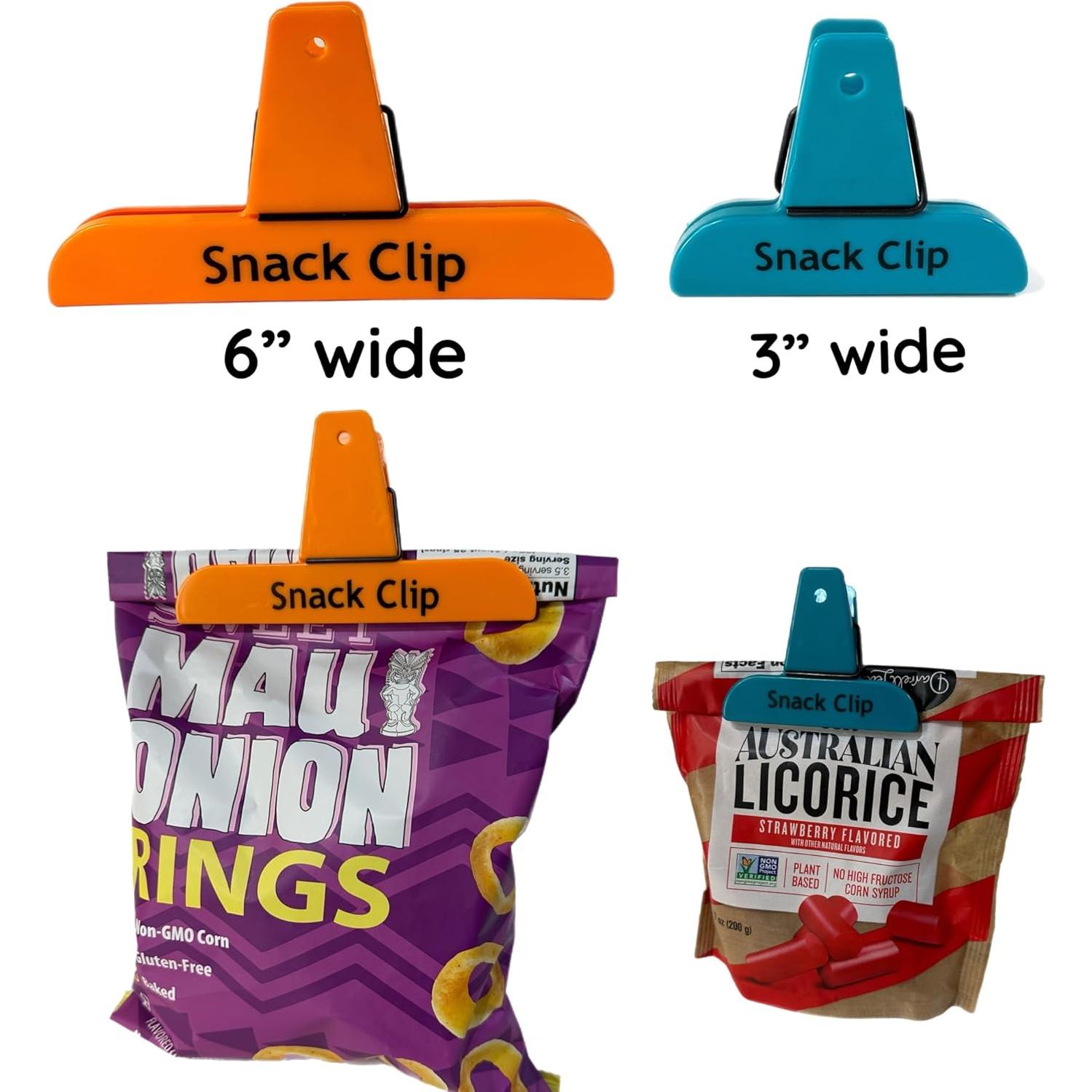 Juego de Clips de Colores Neón ALAZCO - 5 Piezas Multiusos