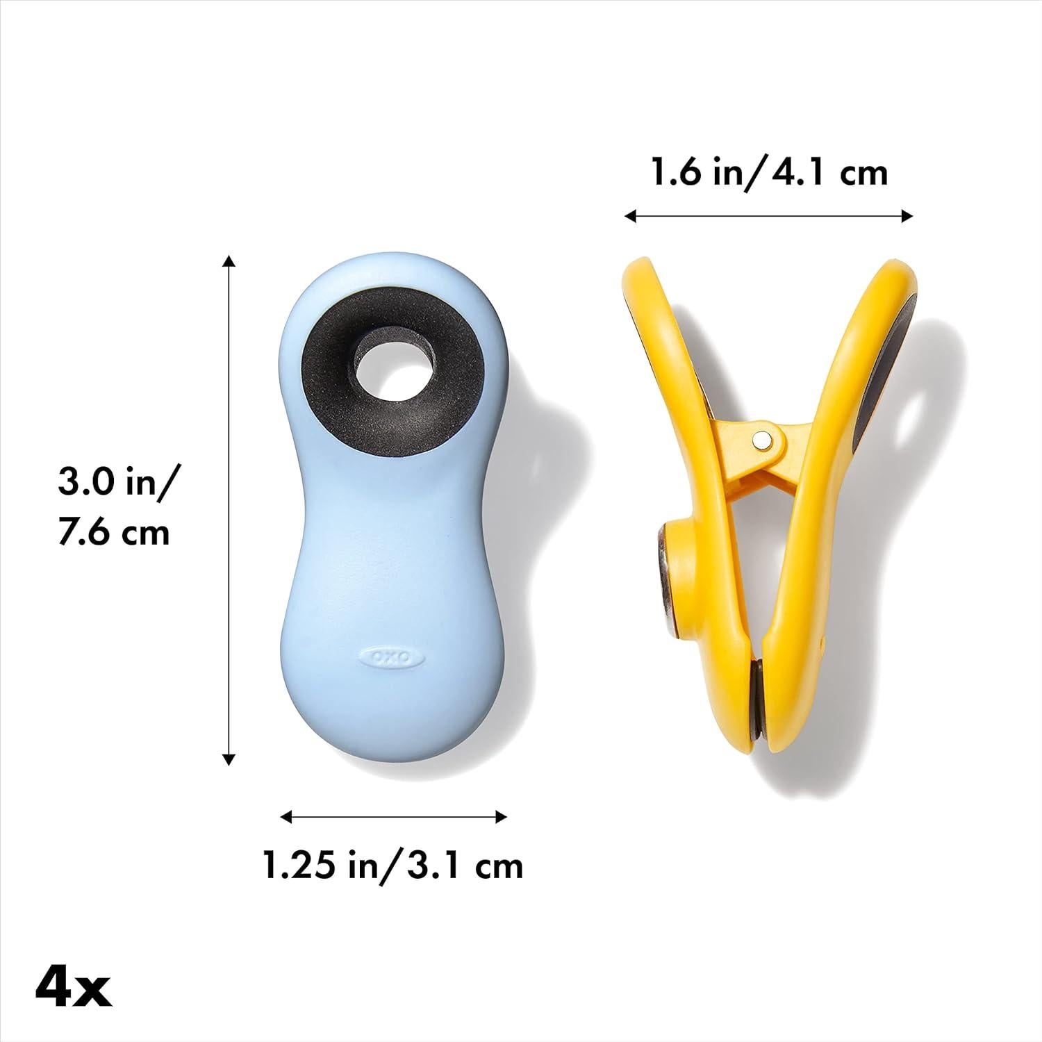 Set de Clips para Bolsas OXO Good Grips, 4 Piezas Multiusos