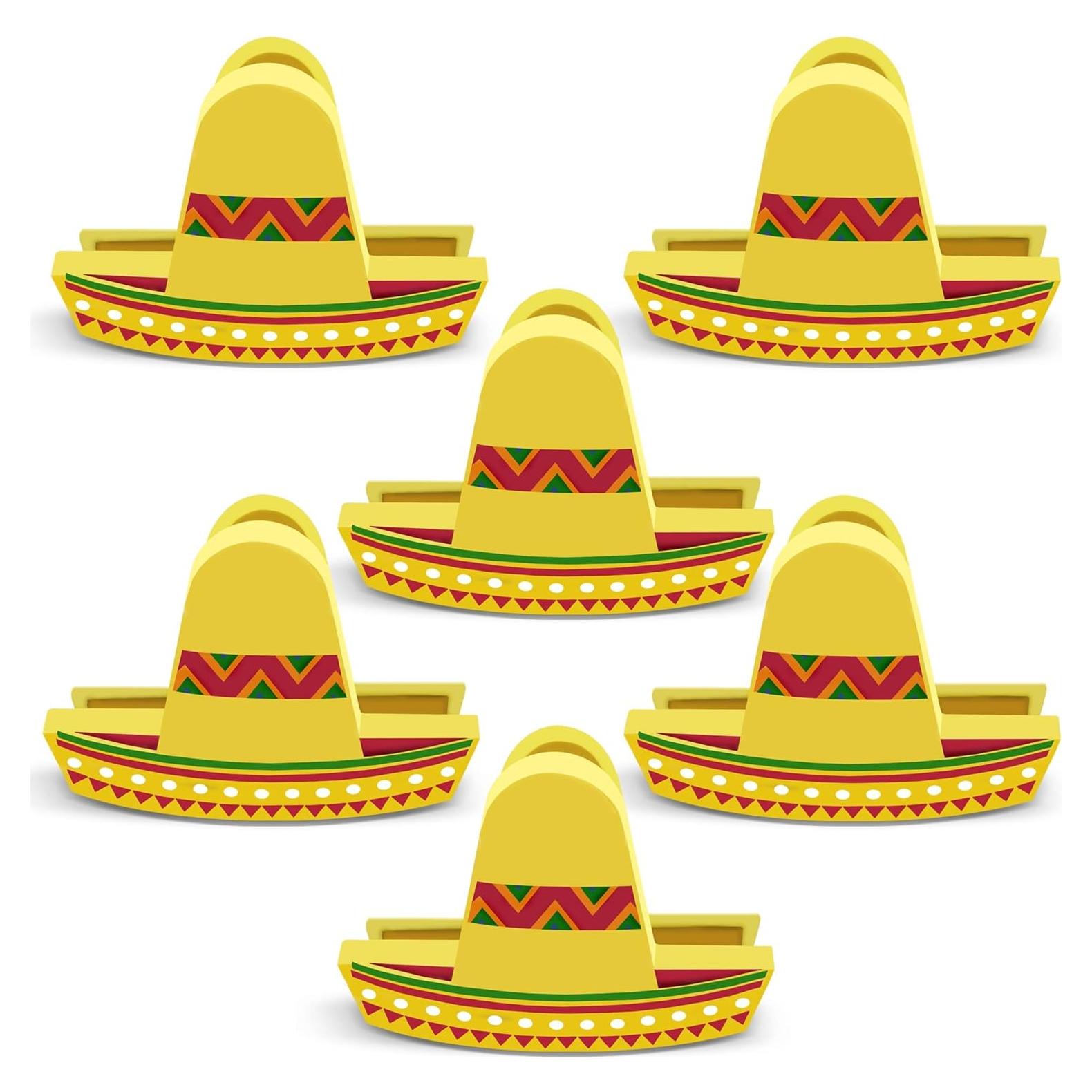 Clips para Bolsas de Alimentos Brothers Bench - 6 Sombreros Coloridos