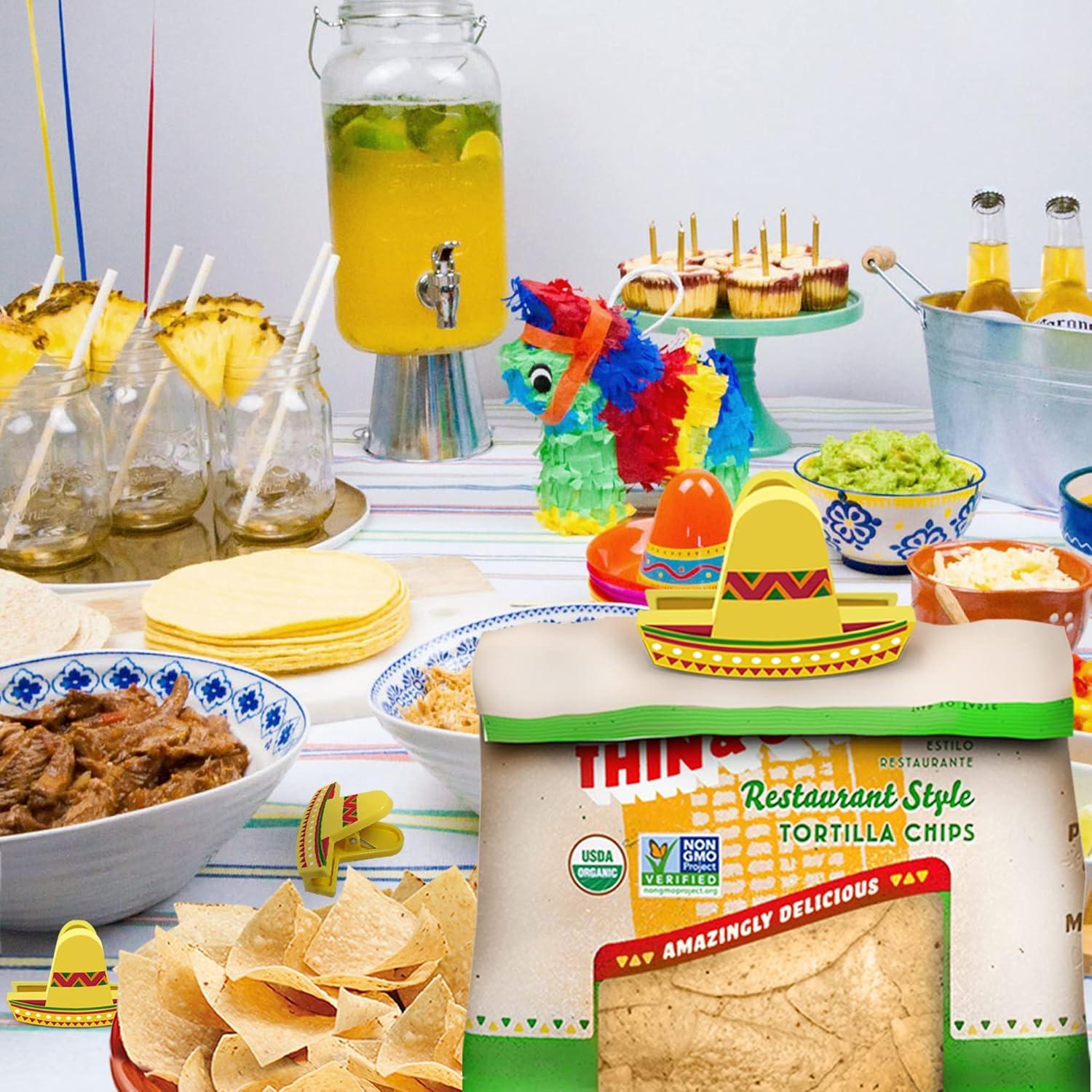 Clips para Bolsas de Alimentos Brothers Bench - 6 Sombreros Coloridos