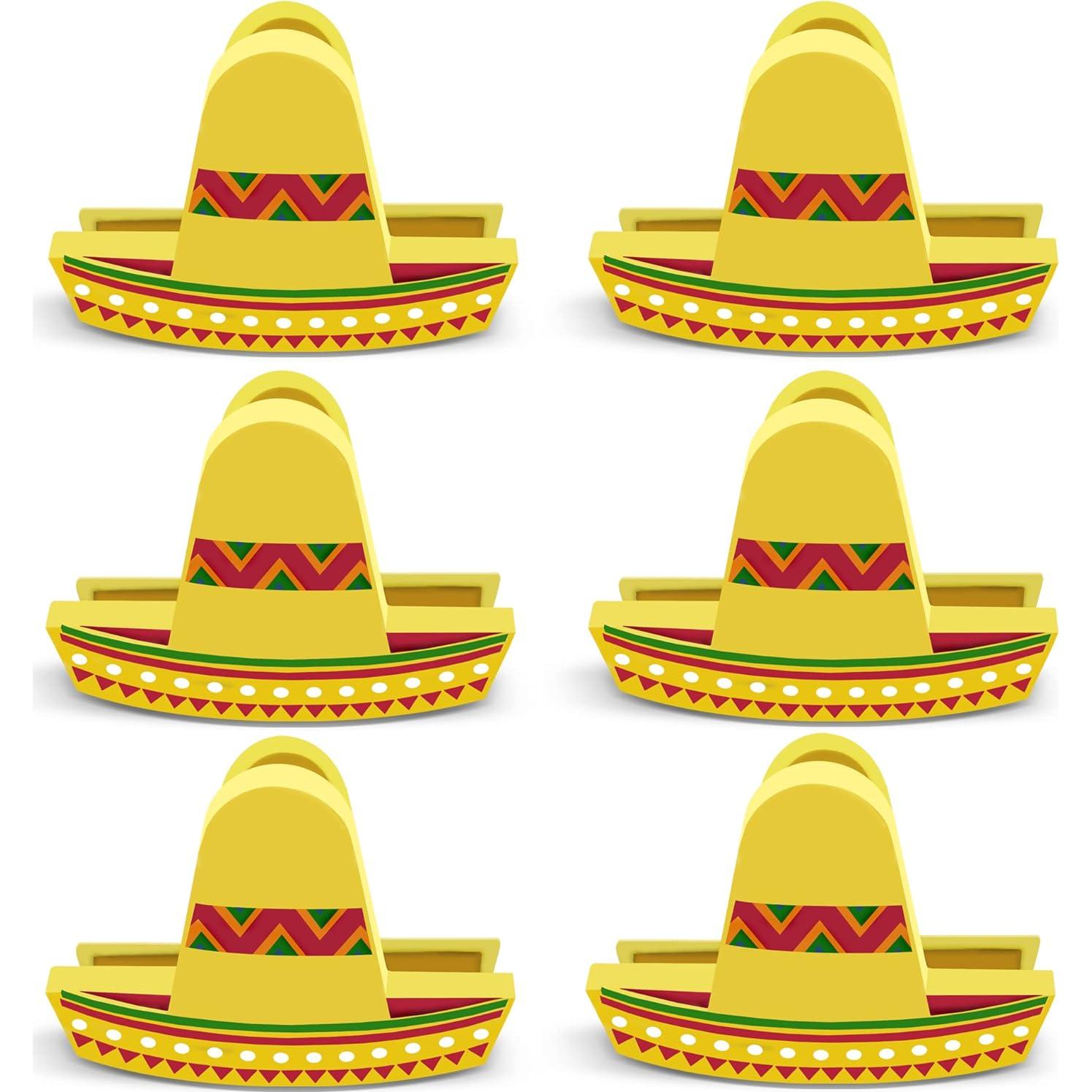 Clips para Bolsas de Alimentos Brothers Bench - 6 Sombreros Coloridos
