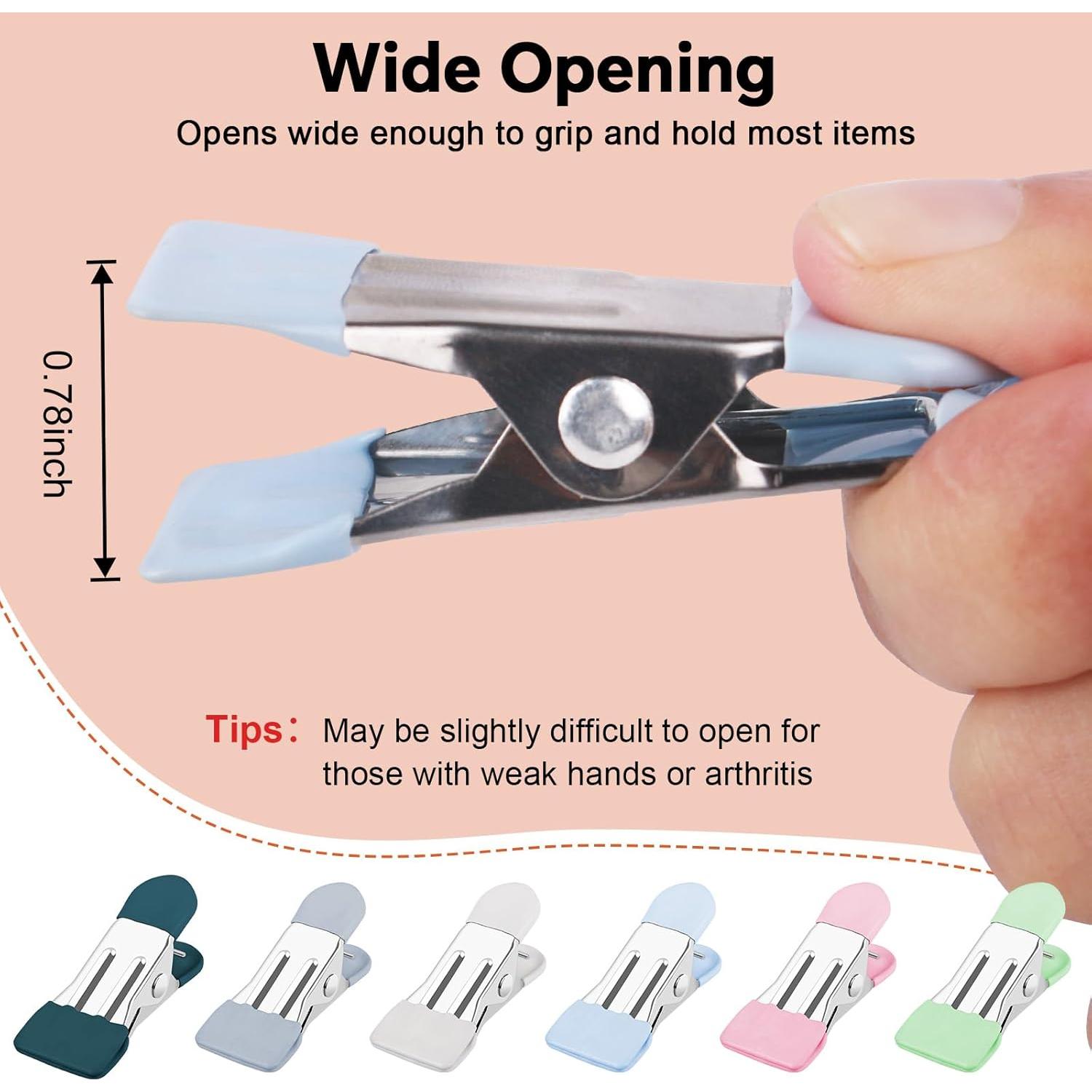 Pinzas de Ropa Pesadas MECHEER 30 Unidades 5.5 cm Acero Inoxidable