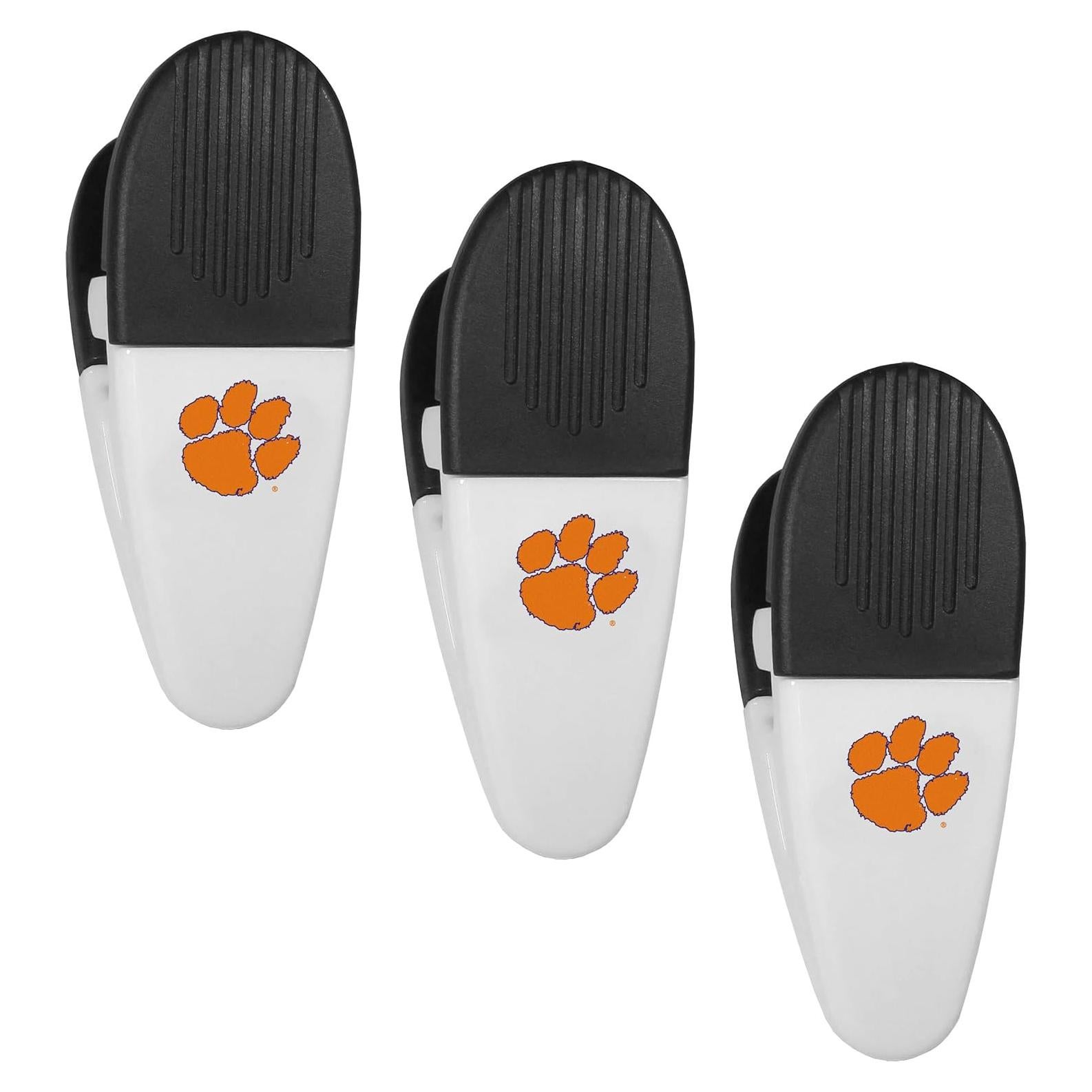 Imanes de Clip para Papas Siskiyou Clemson Tigers - 3 Pk