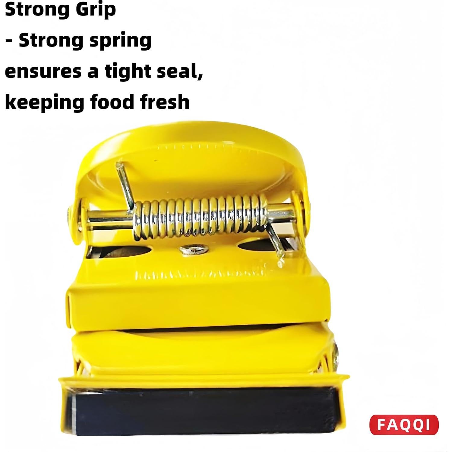 Set de 9 Mini Clips Multicolores FAQQI para Sellar Comida