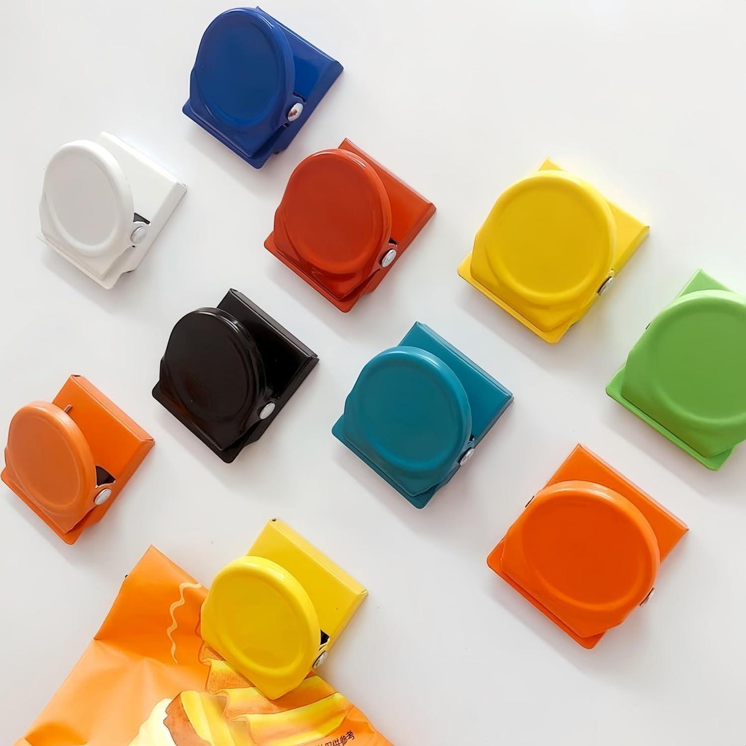 Set de 9 Mini Clips Multicolores FAQQI para Sellar Comida