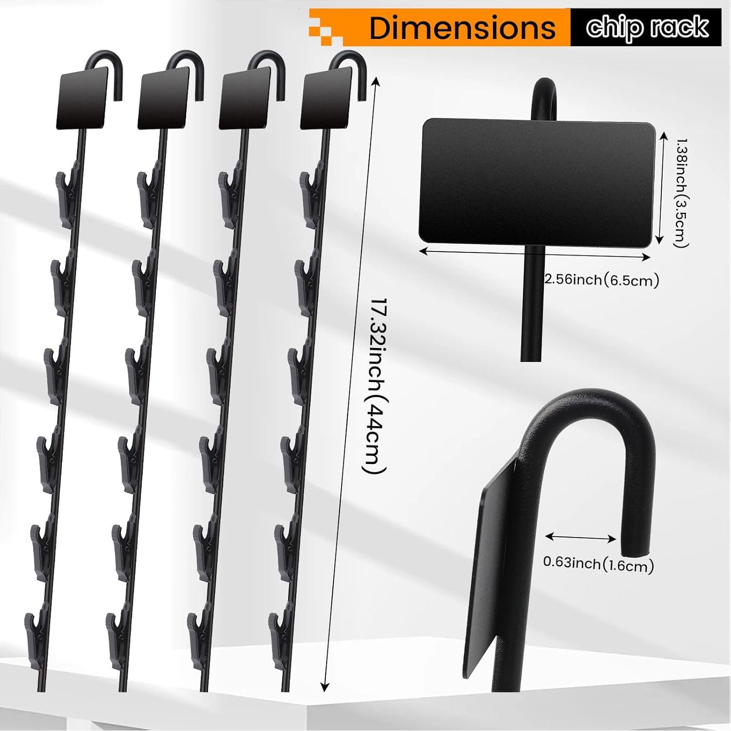 Soporte de exhibición de metal Tongyuyan para chips 43.9 cm