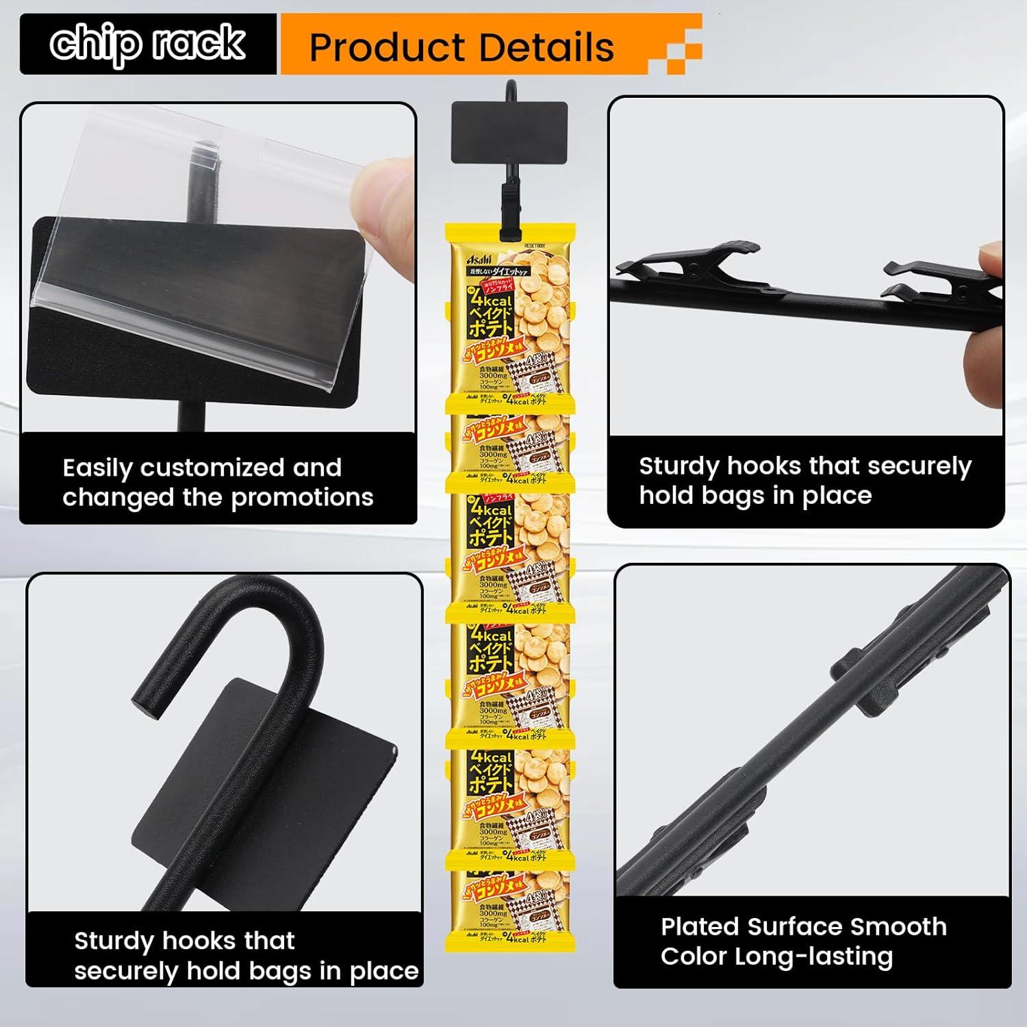 Soporte de exhibición de metal Tongyuyan para chips 43.9 cm