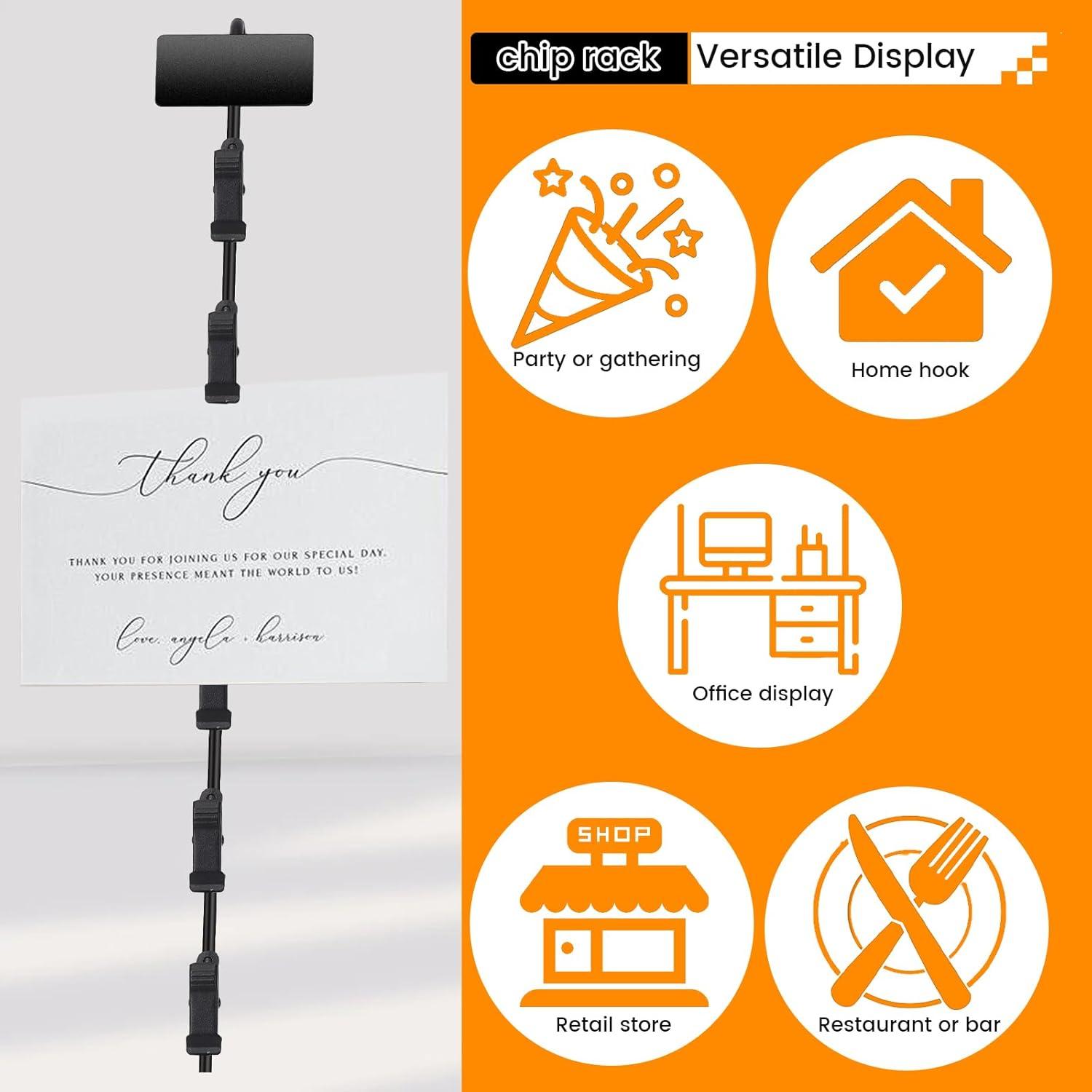Soporte de exhibición de metal Tongyuyan para chips 43.9 cm