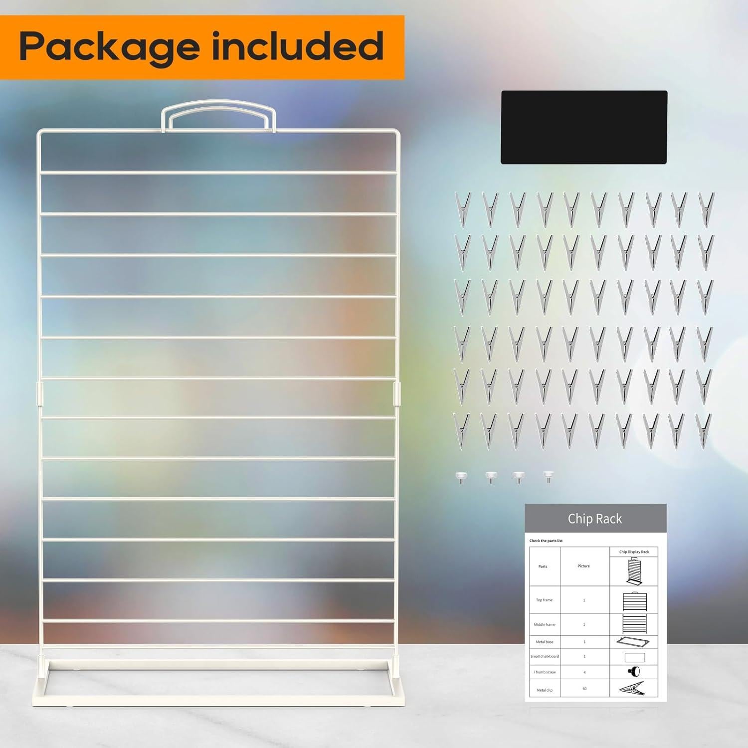 Soporte de exhibición para bolsas de aperitivos TJ.MOREE 3 filas