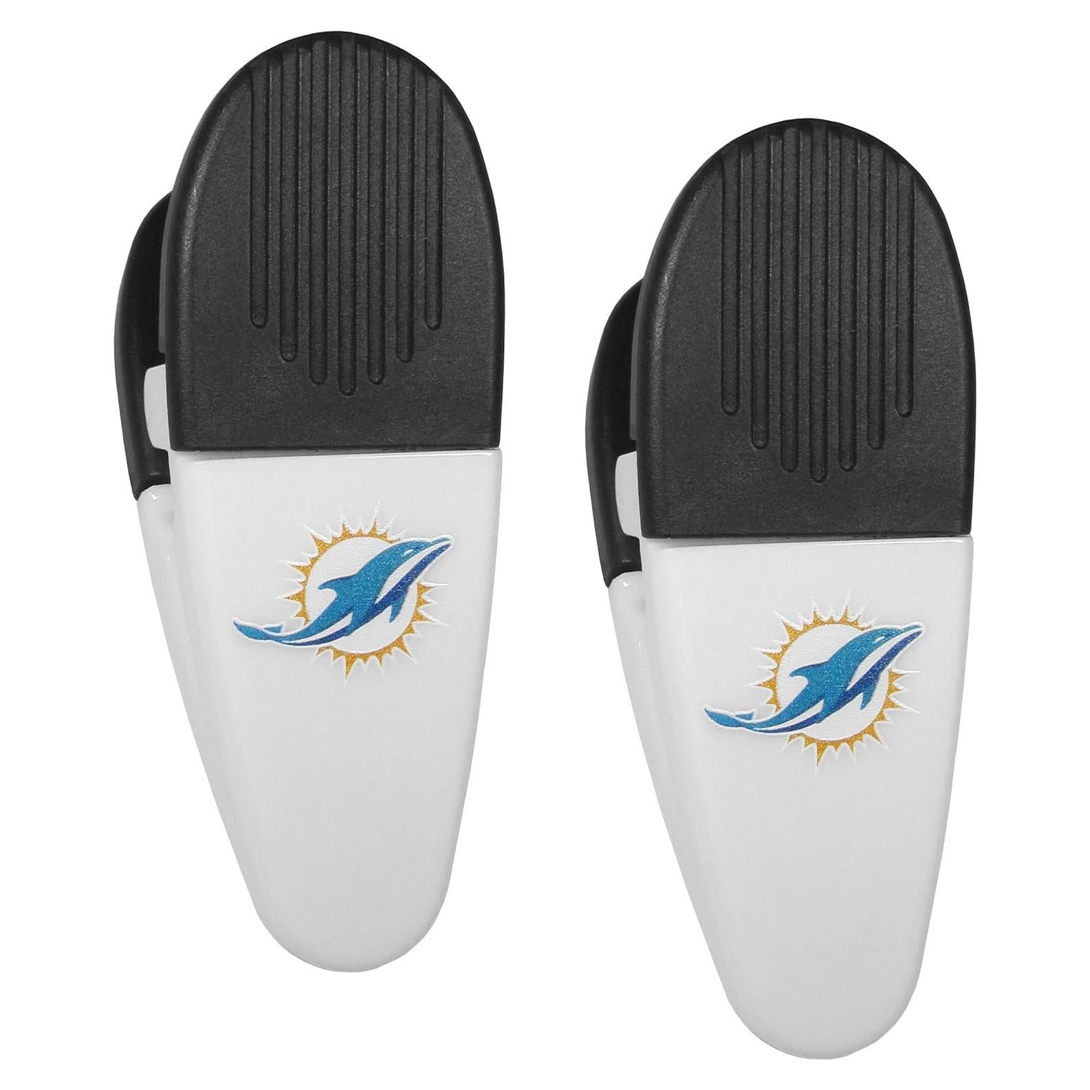 Juego de 2 Clips Magnéticos NFL Miami Dolphins Siskiyou