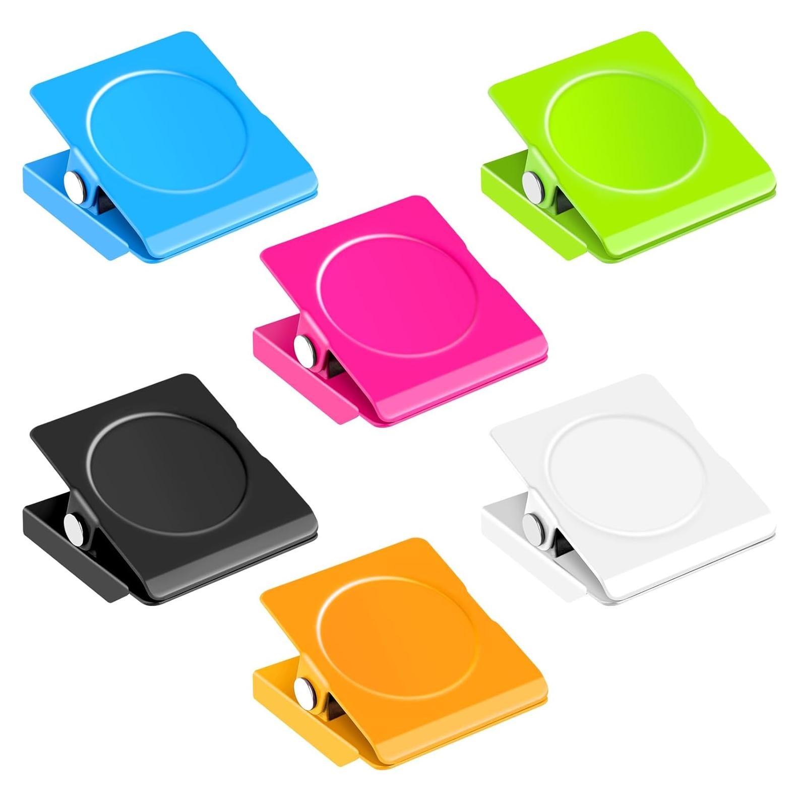 Clips Magnéticos Grtard 6 Paquete Coloridos 4.3x3.0cm