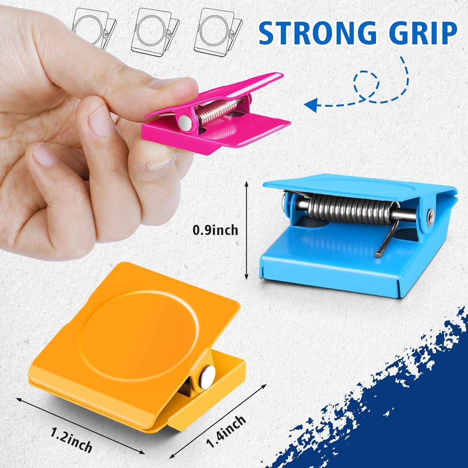 Clips Magnéticos Grtard 6 Paquete Coloridos 4.3x3.0cm