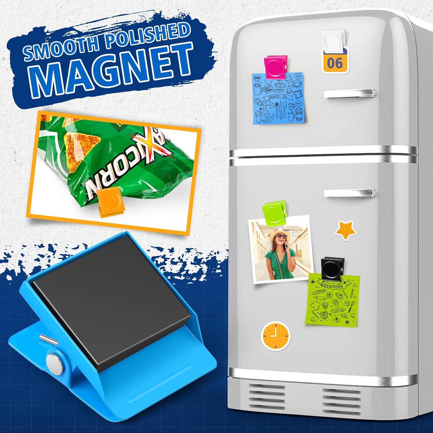 Clips Magnéticos Grtard 6 Paquete Coloridos 4.3x3.0cm