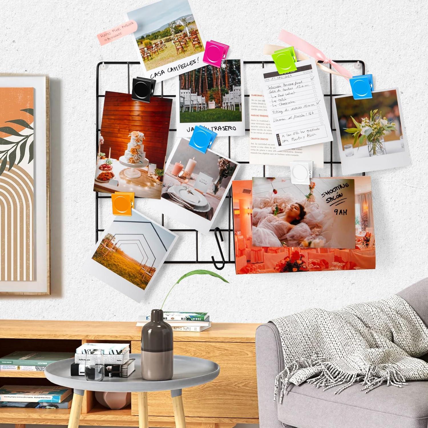 Clips Magnéticos Grtard 6 Paquete Coloridos 4.3x3.0cm