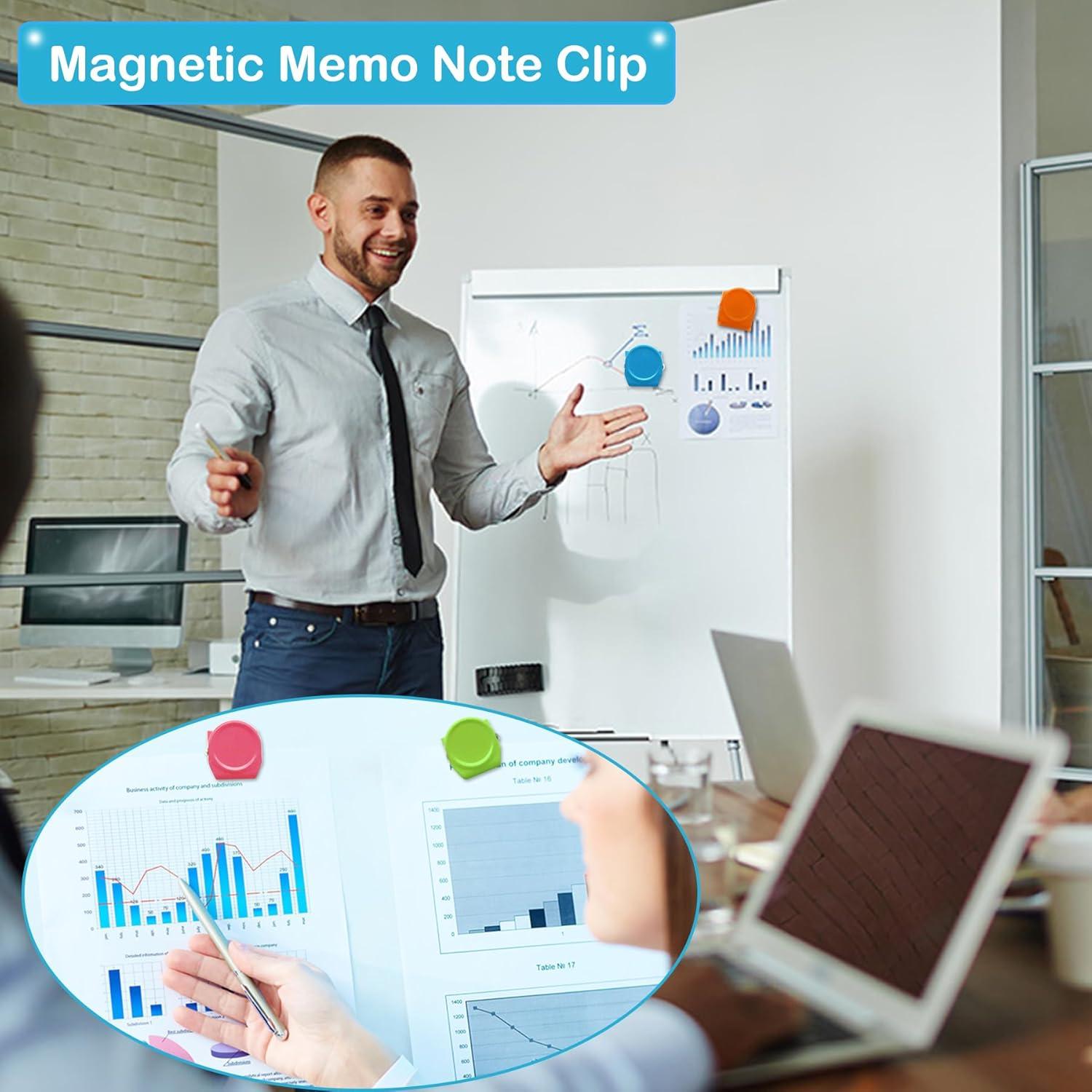 Clips Magnéticos de Refrigerador BamLue - 12 Piezas Multicolor