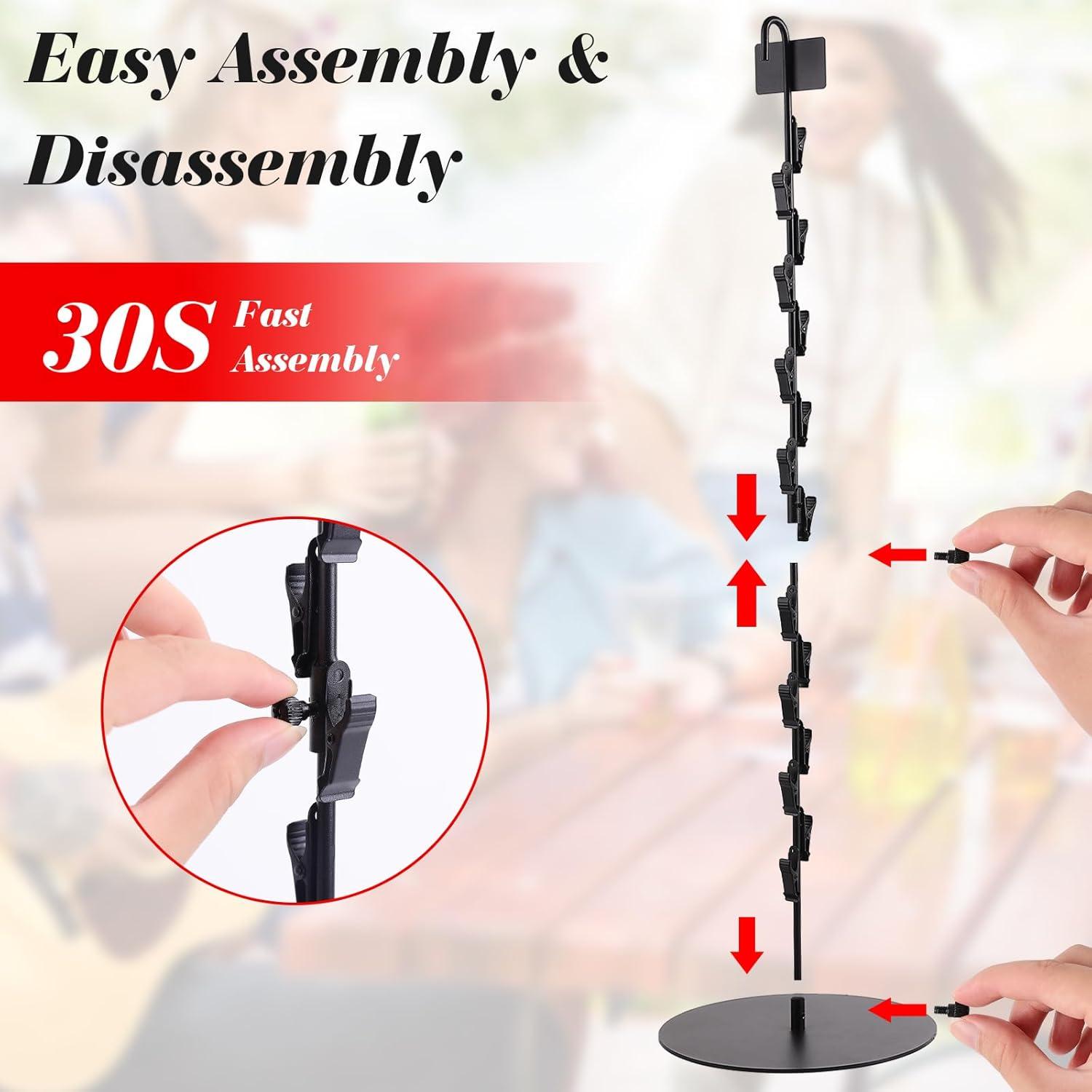 Soporte para Papas Tongyuyan 2 Filas 16 Clips 66 cm