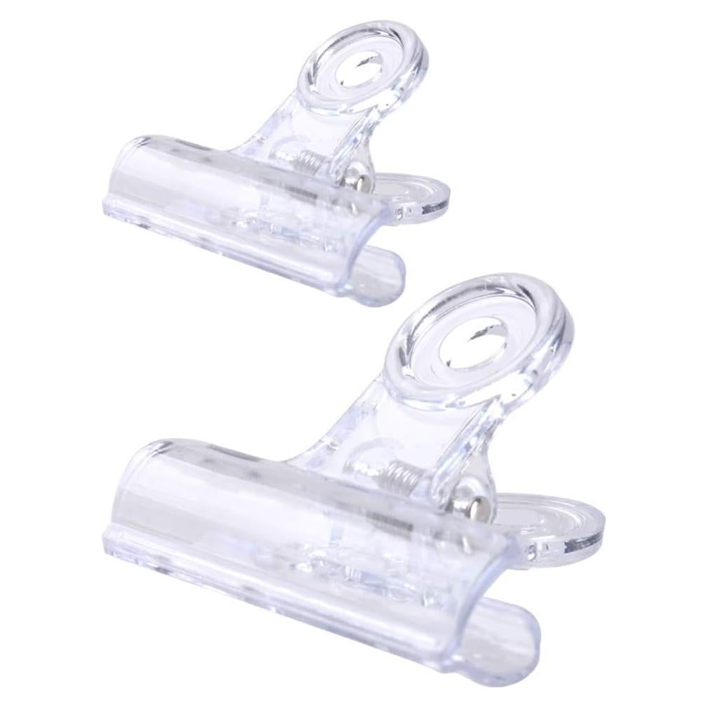 Paquete de 30 Clips Transparentes Z ZICOME 1.5 y 2 Pulgadas
