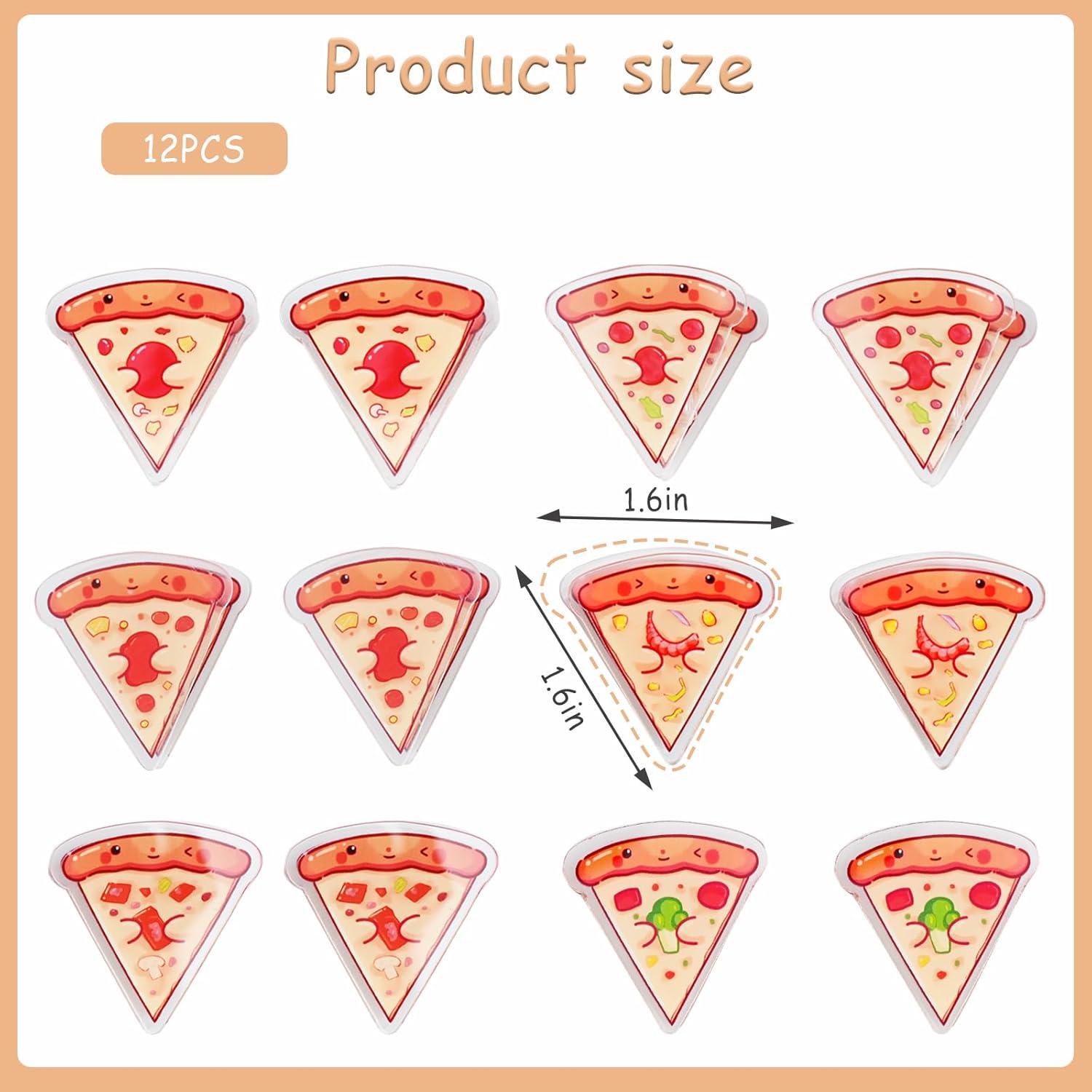 12 Clips Selladores de Alimentos en Forma de Pizza PWMDUX