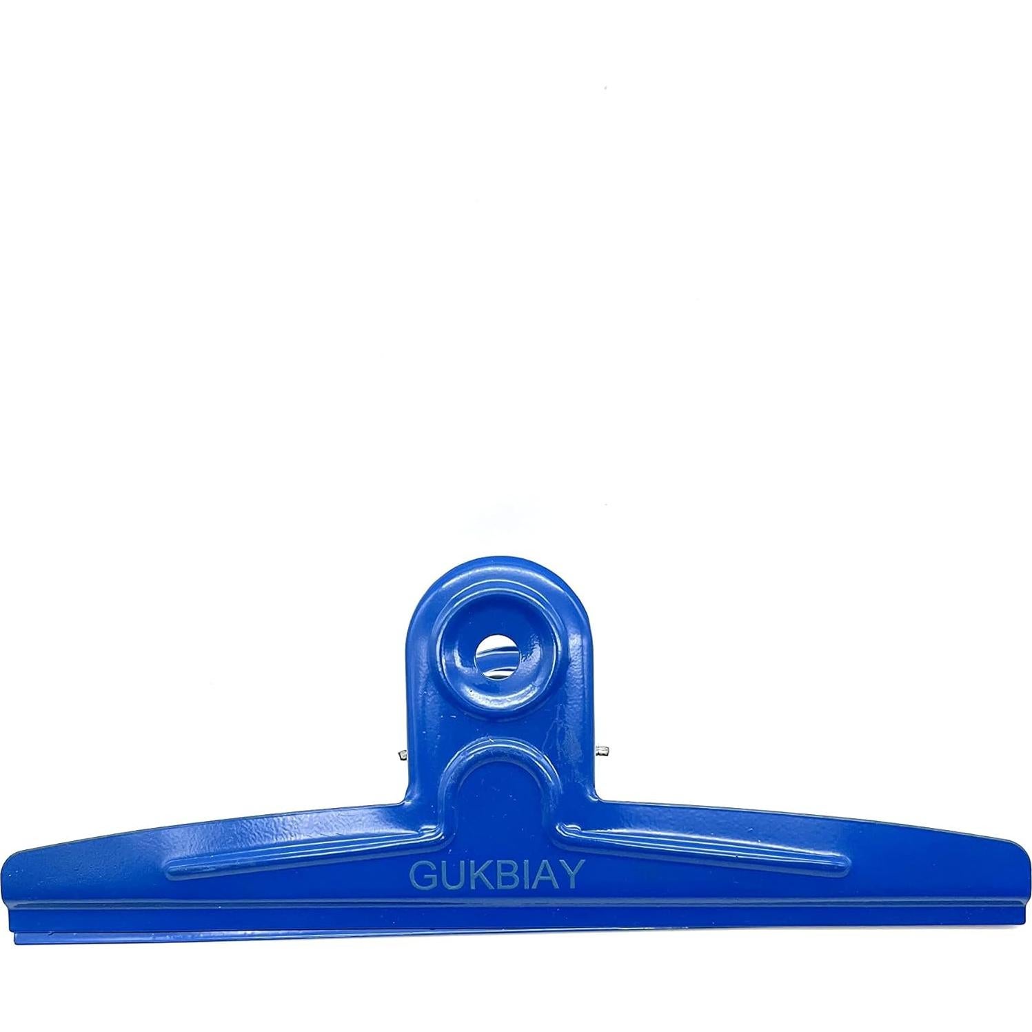 Clips de Bulldog Extra Grande GUKBIAY 30 cm Azul Acero Inoxidable