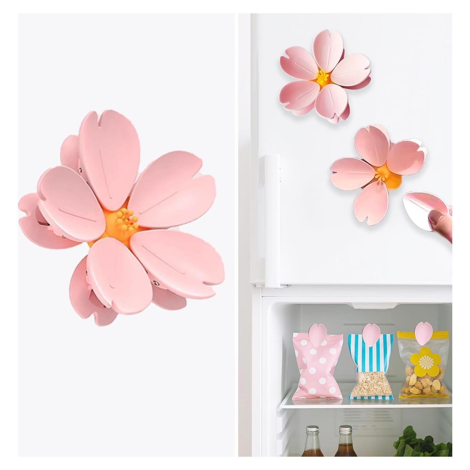 Pinzas Magnéticas para Bolsas de Alimentos Rxuiael - 5 Pétalos