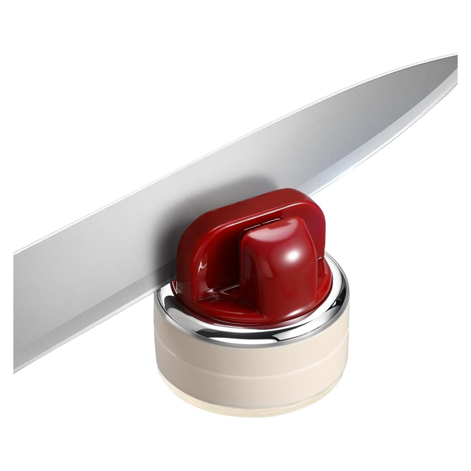 Afilador de Cuchillos Senquoyn Rojo Compacto 6.9 cm