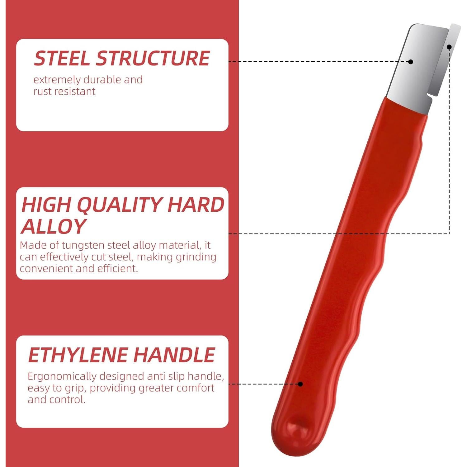 Afilador de Herramientas de Jardín Pretwad - 4 Pcs Portátil