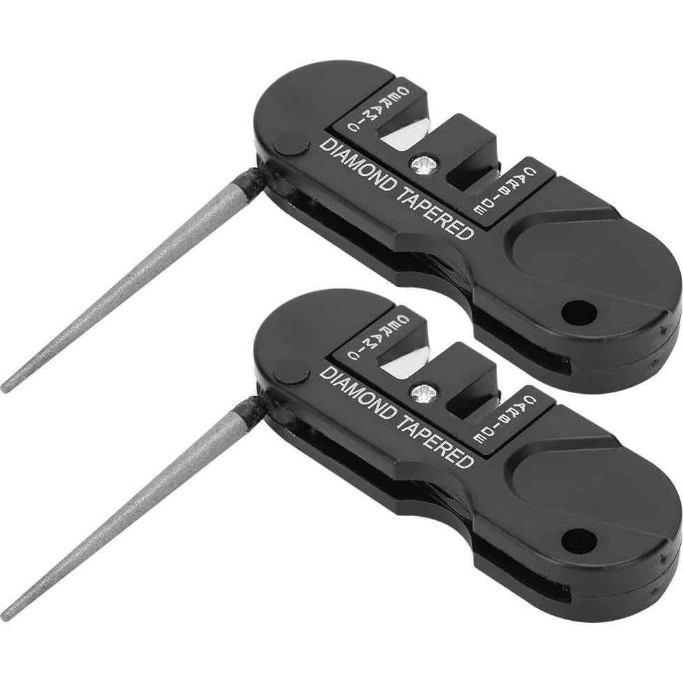 Afilador de cuchillos Taidda 2 PCS Diamante y Cerámica 80x30mm