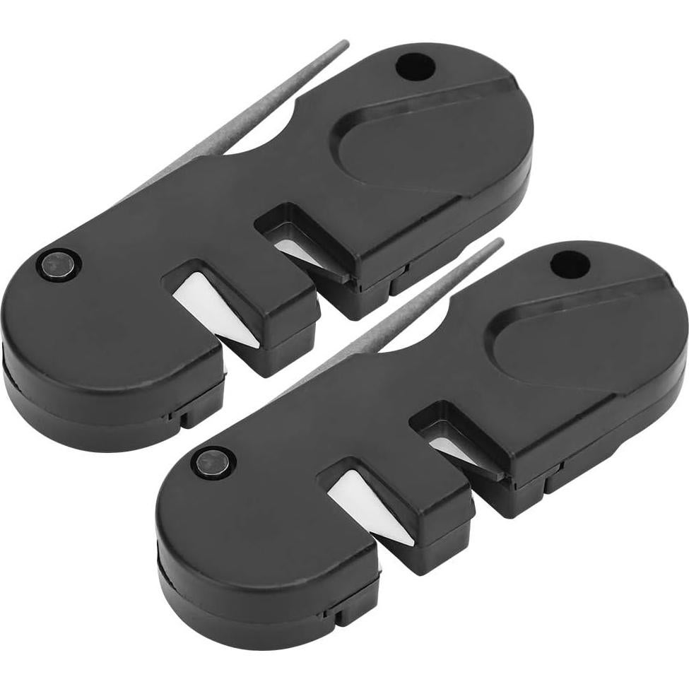 Afilador de cuchillos Taidda 2 PCS Diamante y Cerámica 80x30mm