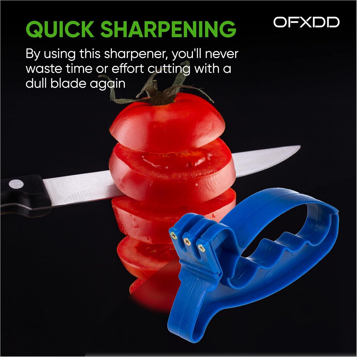 Afilador de cuchillos manual portátil - Afilador de cocina