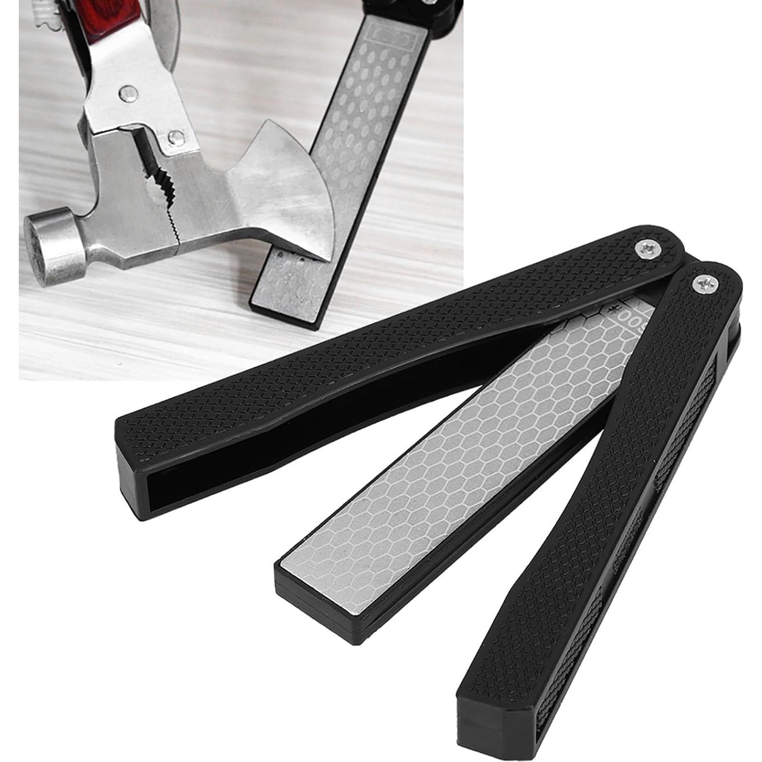 Afilador de cuchillos portátil Agatige 400/600 Grit plegable