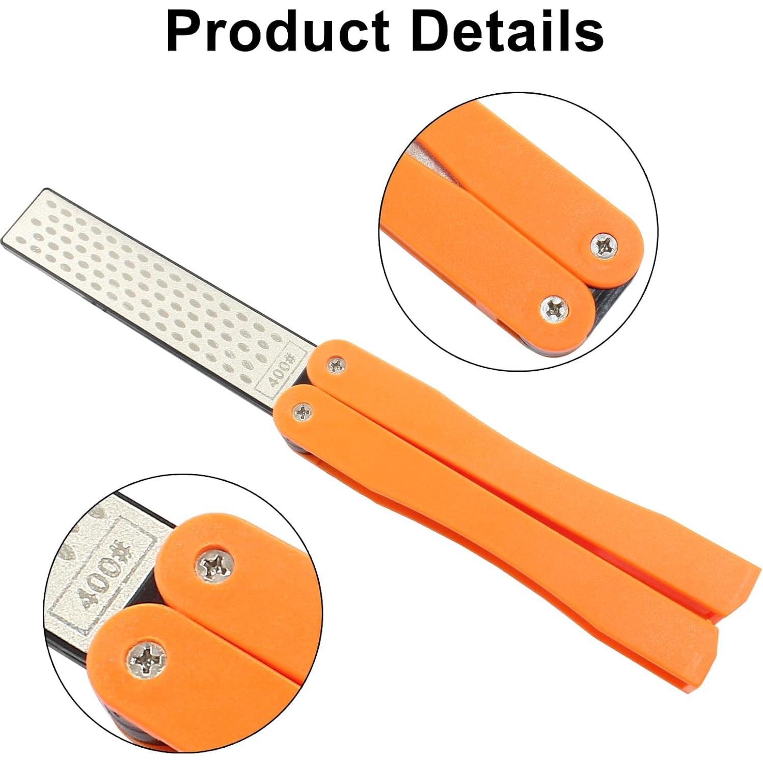 Afiladores de Cuchillos de Diamante Coufce Doble Cara 400/600 Grano