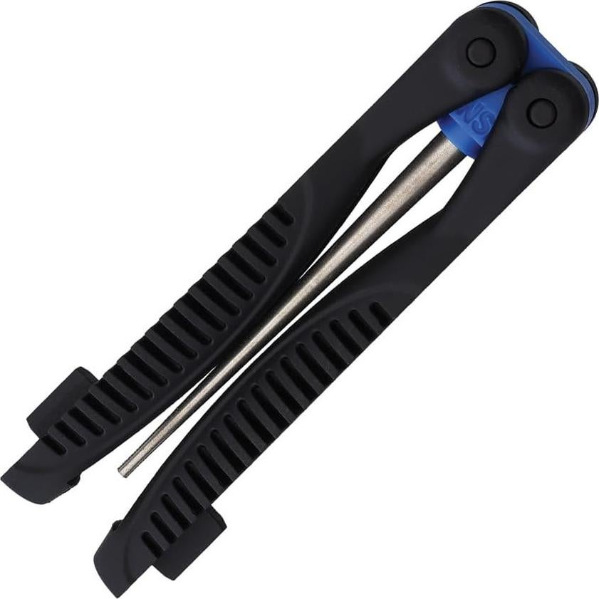 Afilador de cuchillos Lansky TR600, varilla de diamante plegable 24cm