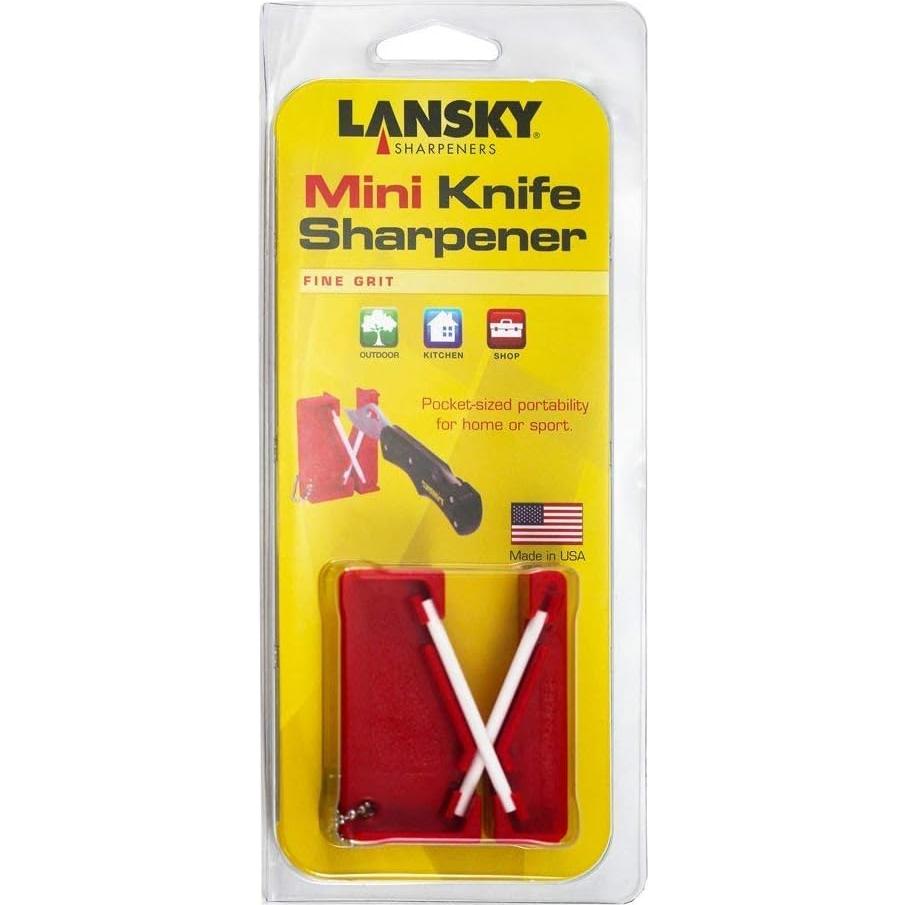 Afilador de Cuchillos Lansky Mini Crock Stick Cerámica Portátil