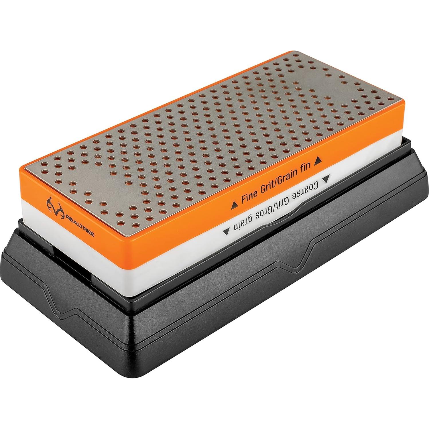 Juego de Piedras de Afilar Realtree - Diamante Grueso y Fino