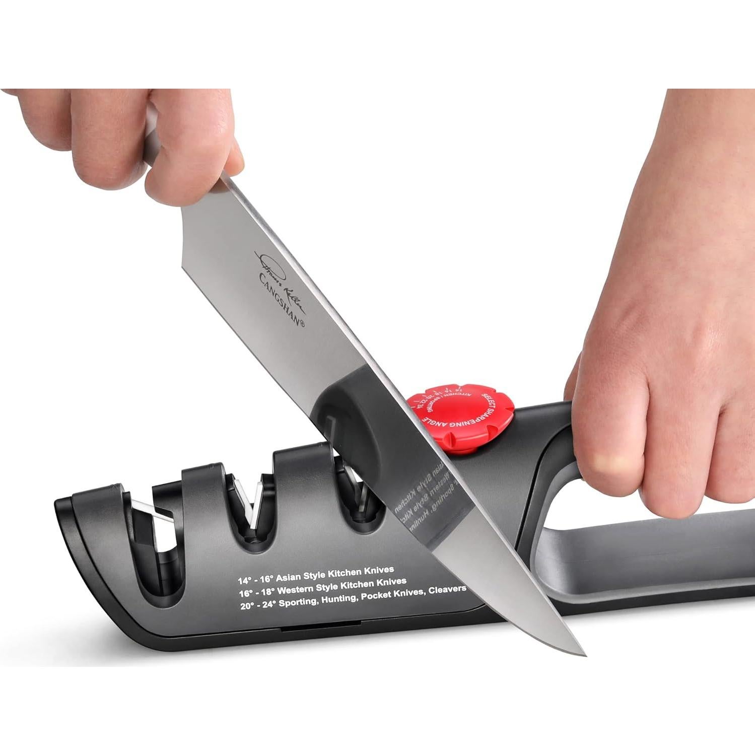 Afilador Profesional Cangshan 1026108 3 Etapas 14-24 Grados