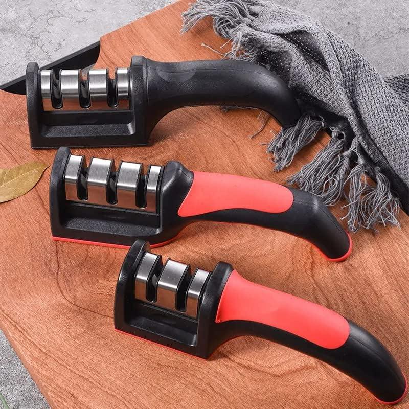 Afilador de cuchillos 3 etapas Kitchellence profesional negro