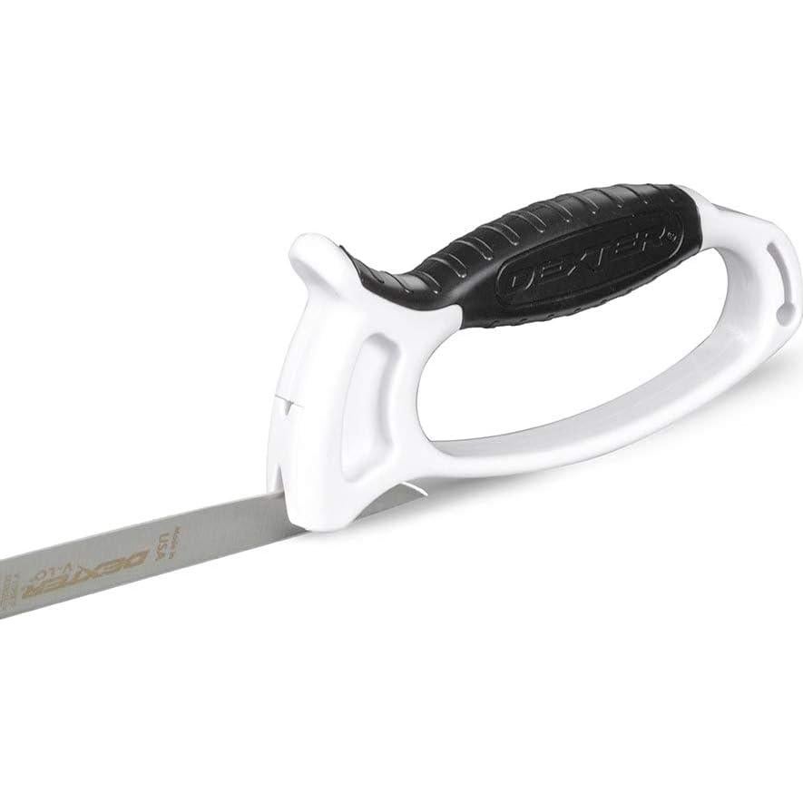 Afilador de Cuchillos Dexter-Russell EZ Mango Blanco 16.5 cm