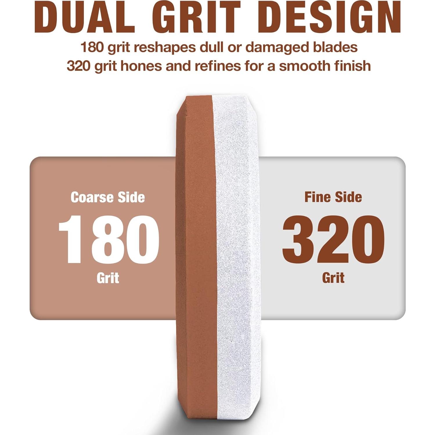 Afilador de piedra SEVEN LUXURY 7 180/320 para herramientas