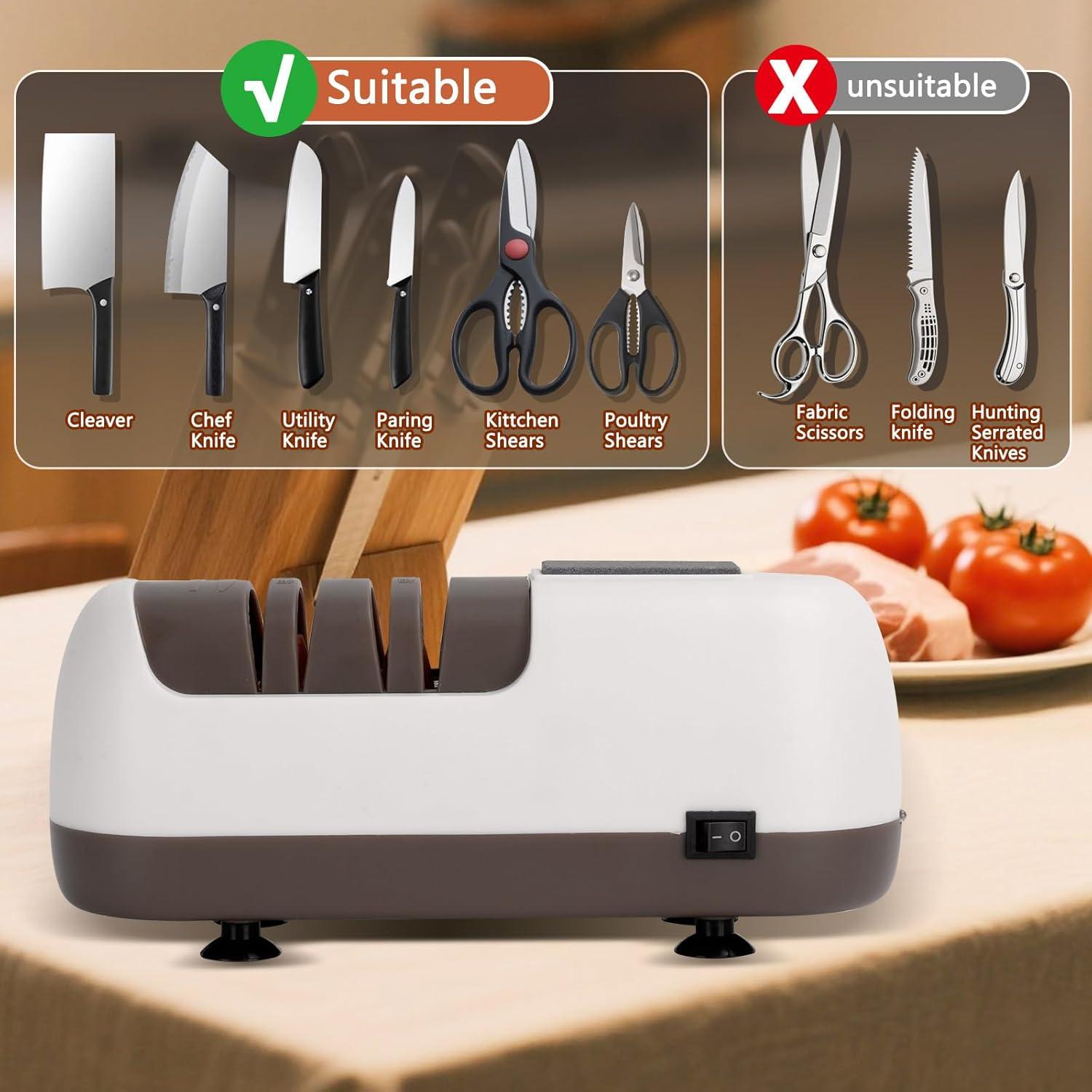 Afilador de cuchillos eléctrico VGIUB HM-802 2 etapas 100% diamante