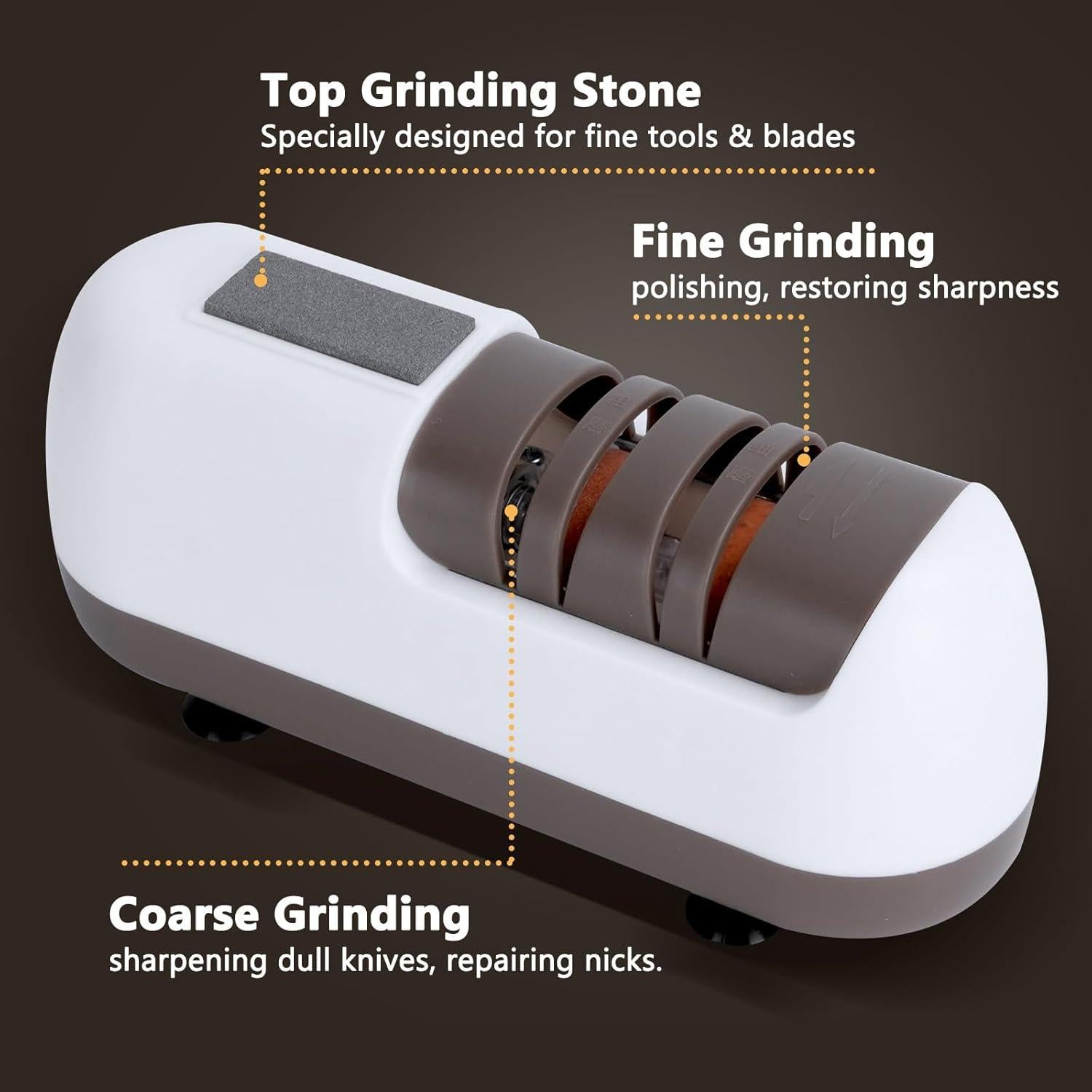 Afilador de cuchillos eléctrico VGIUB HM-802 2 etapas 100% diamante